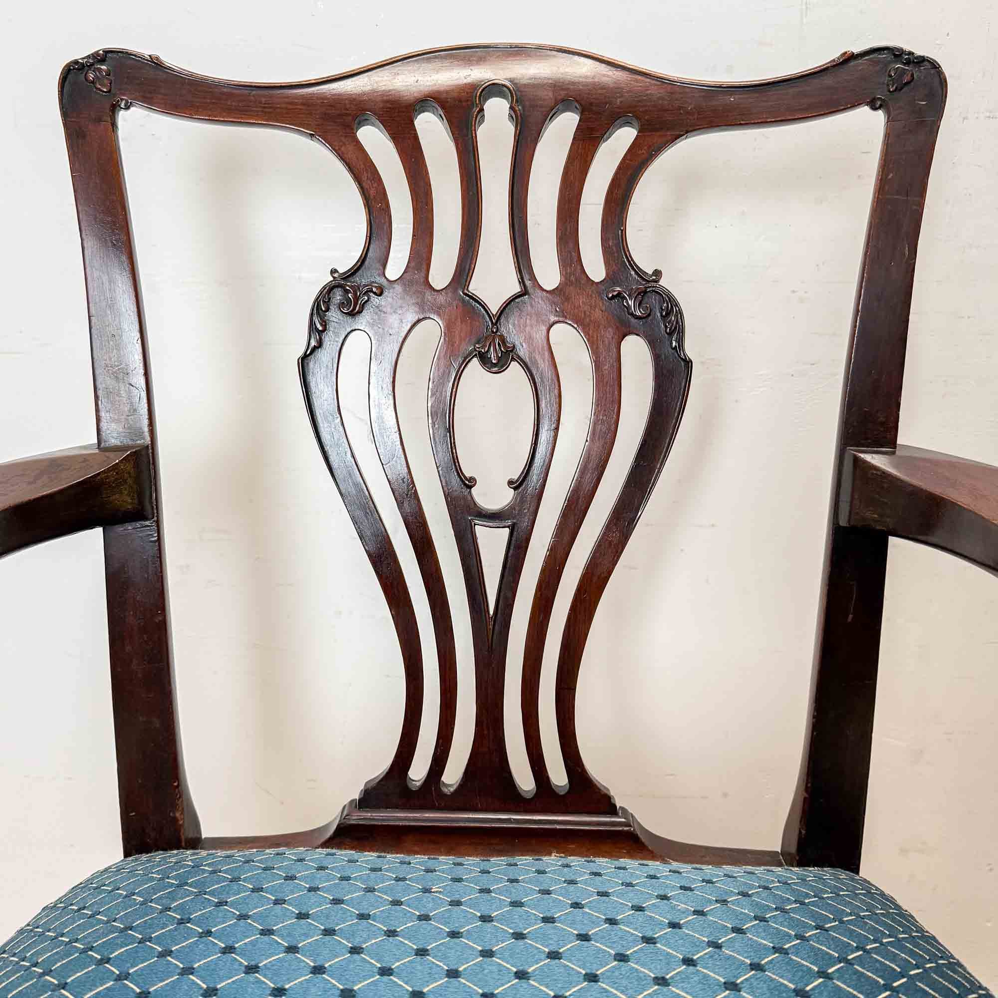 pair of antique mahogany chippendale style chairs-13.jpg