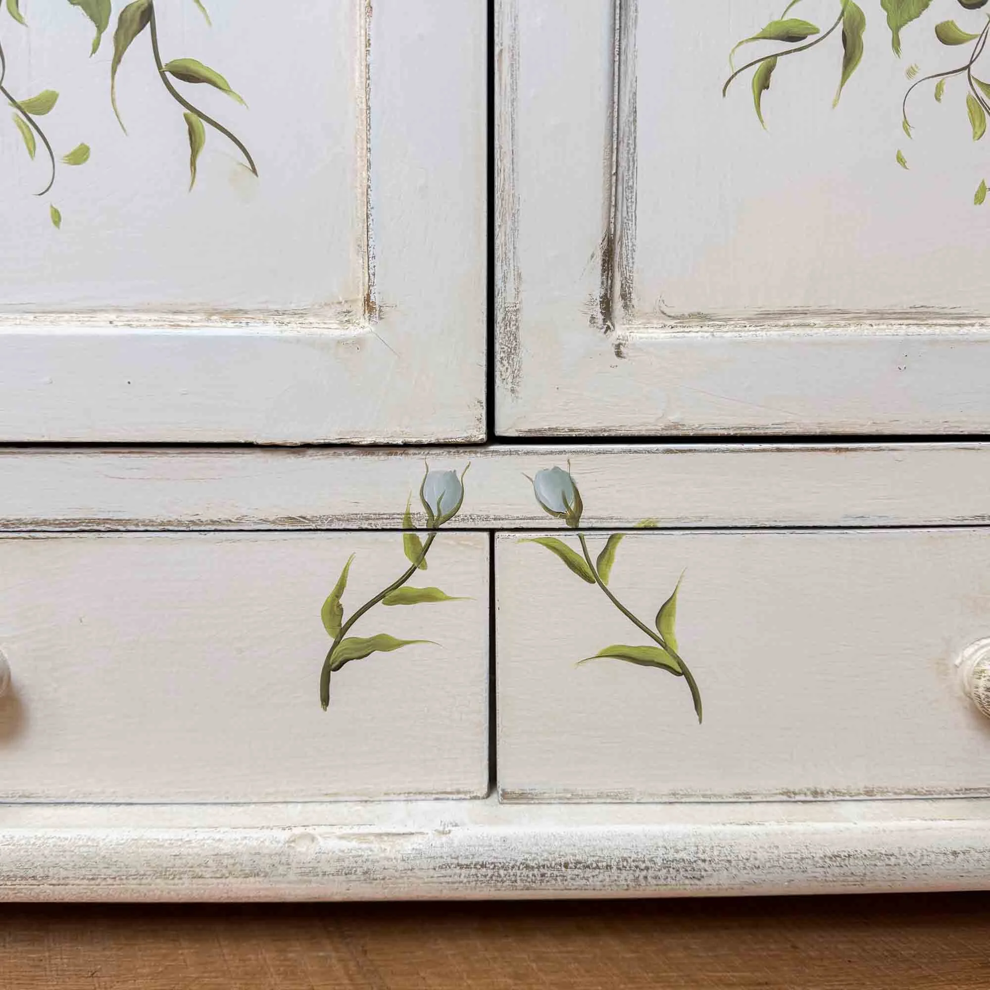 vintage floral painted cupboard-10.jpg