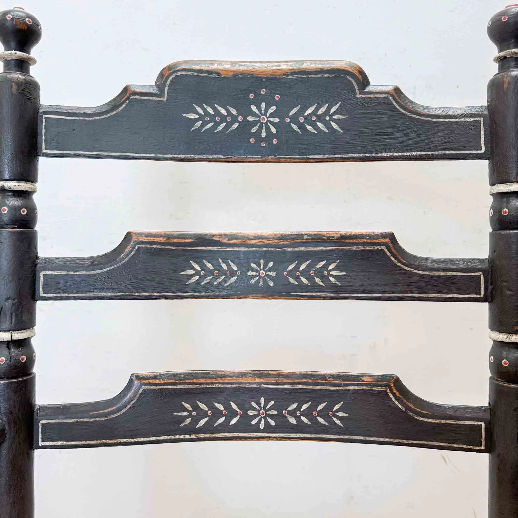 black and white folk art painted chair-5.jpg