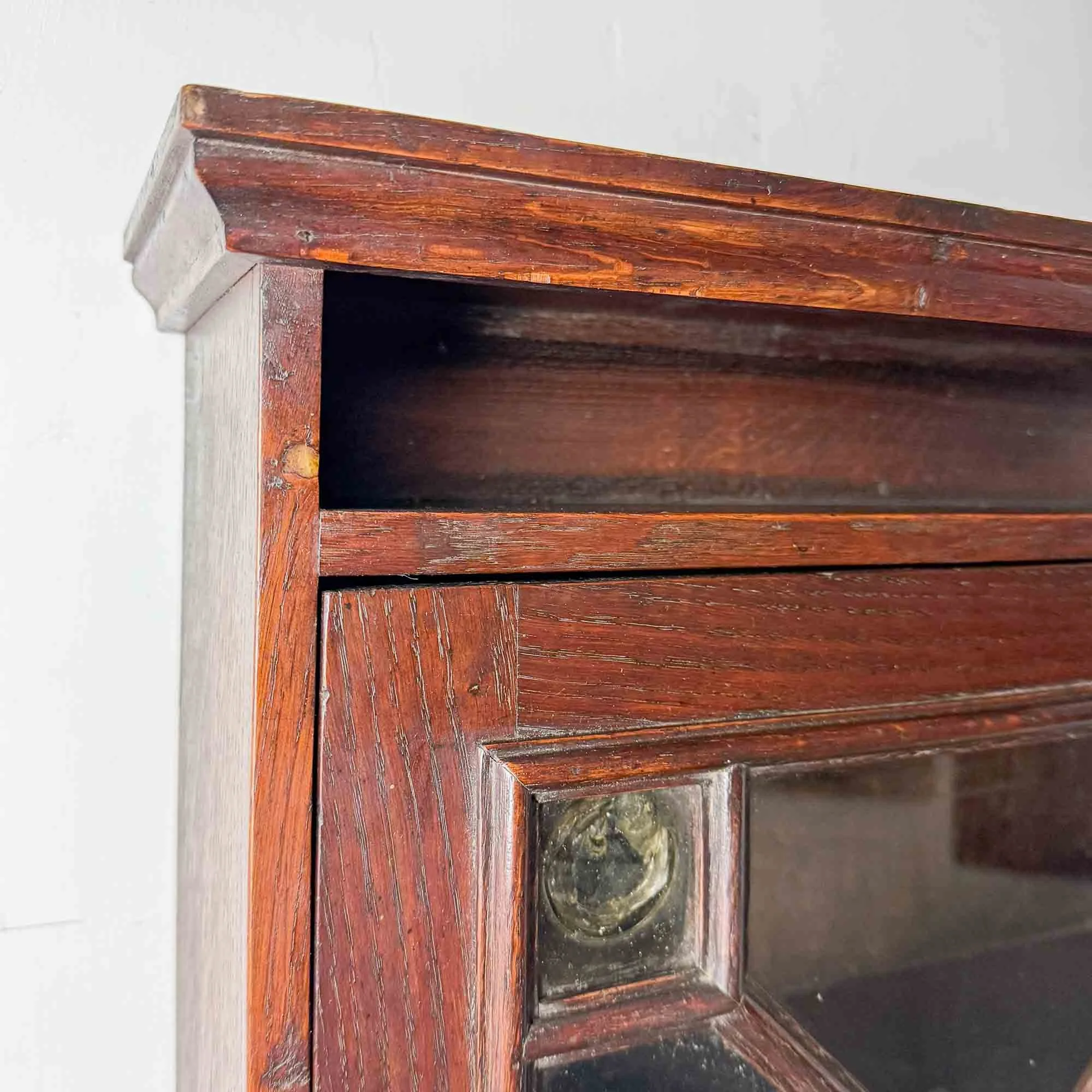 antique oak arts and crafts wall cabinet-9.jpg