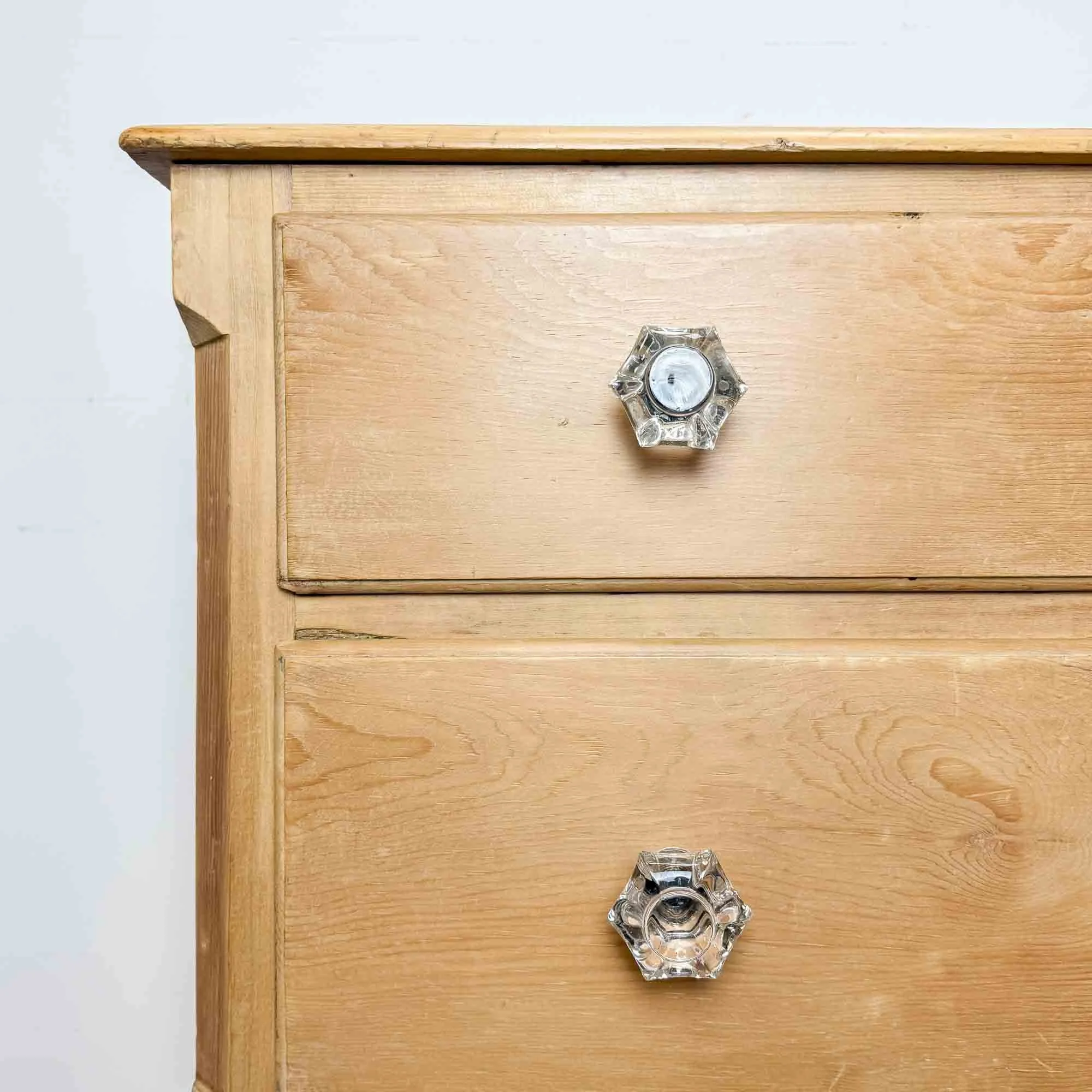 antique pine chest of drawers with glass knobs-14.jpg