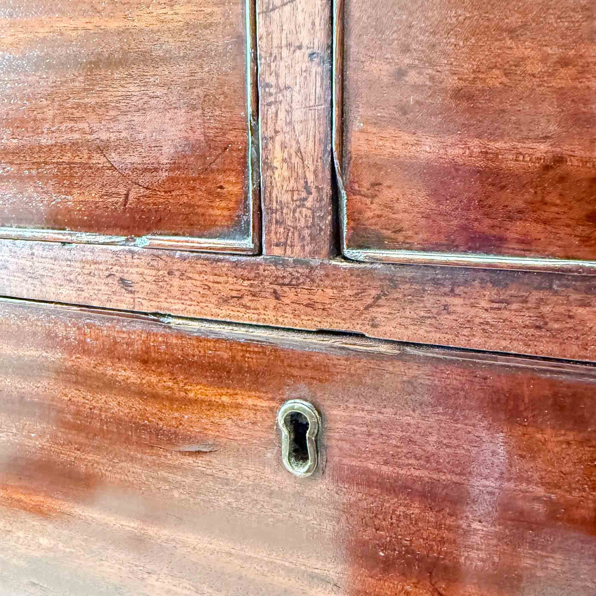 georgian inlay and penwork mahogany chest of drawers-9.jpg