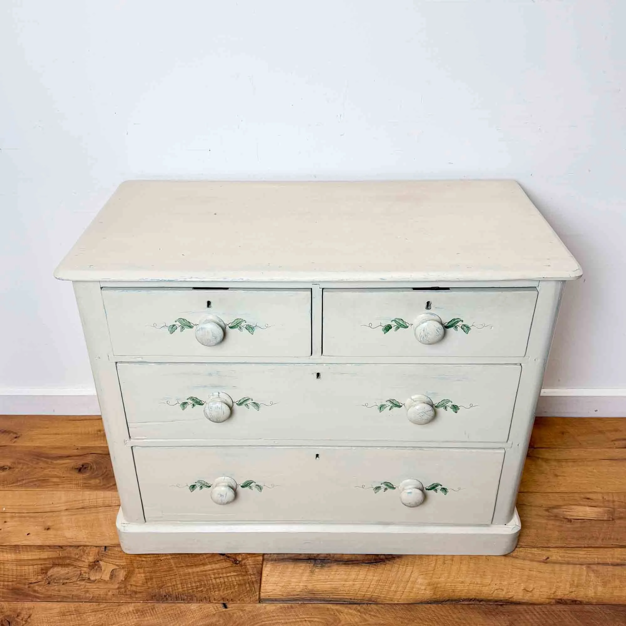 painted antique pine chest of drawers-12.jpg