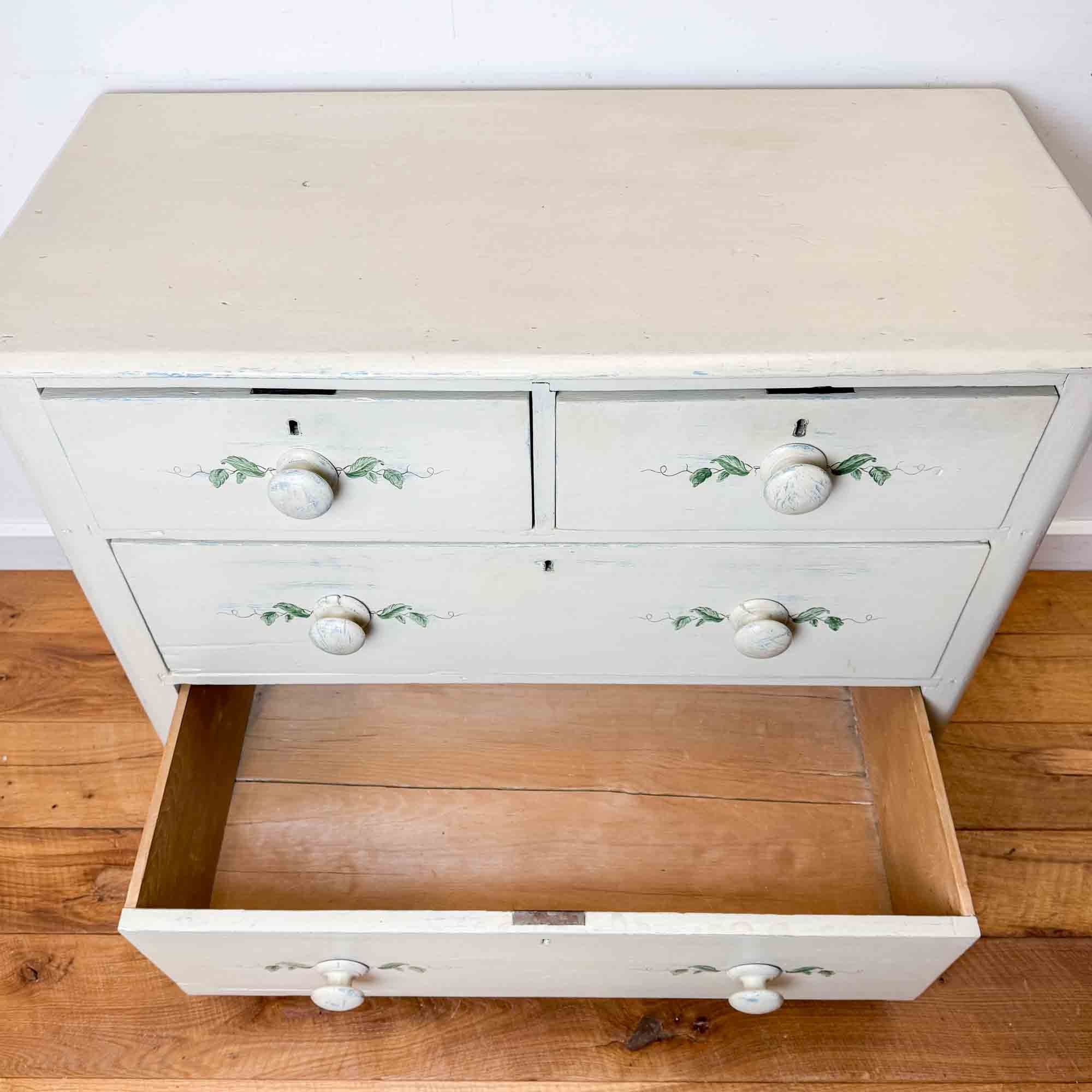 painted antique pine chest of drawers-2.jpg