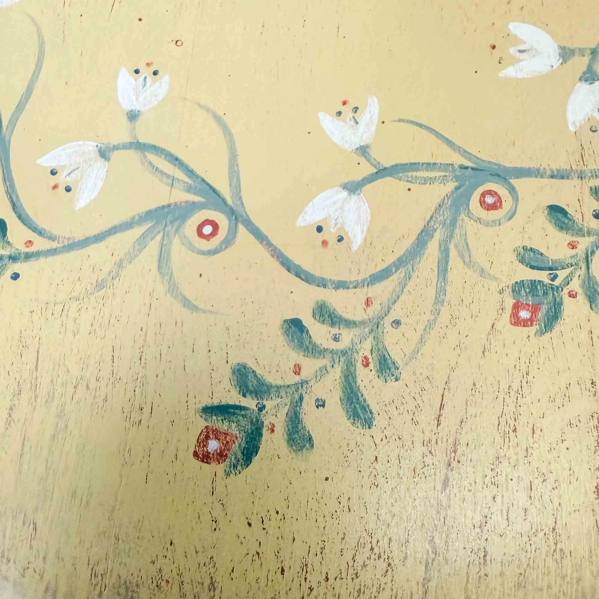 yellow folk art painted chair-12.jpg