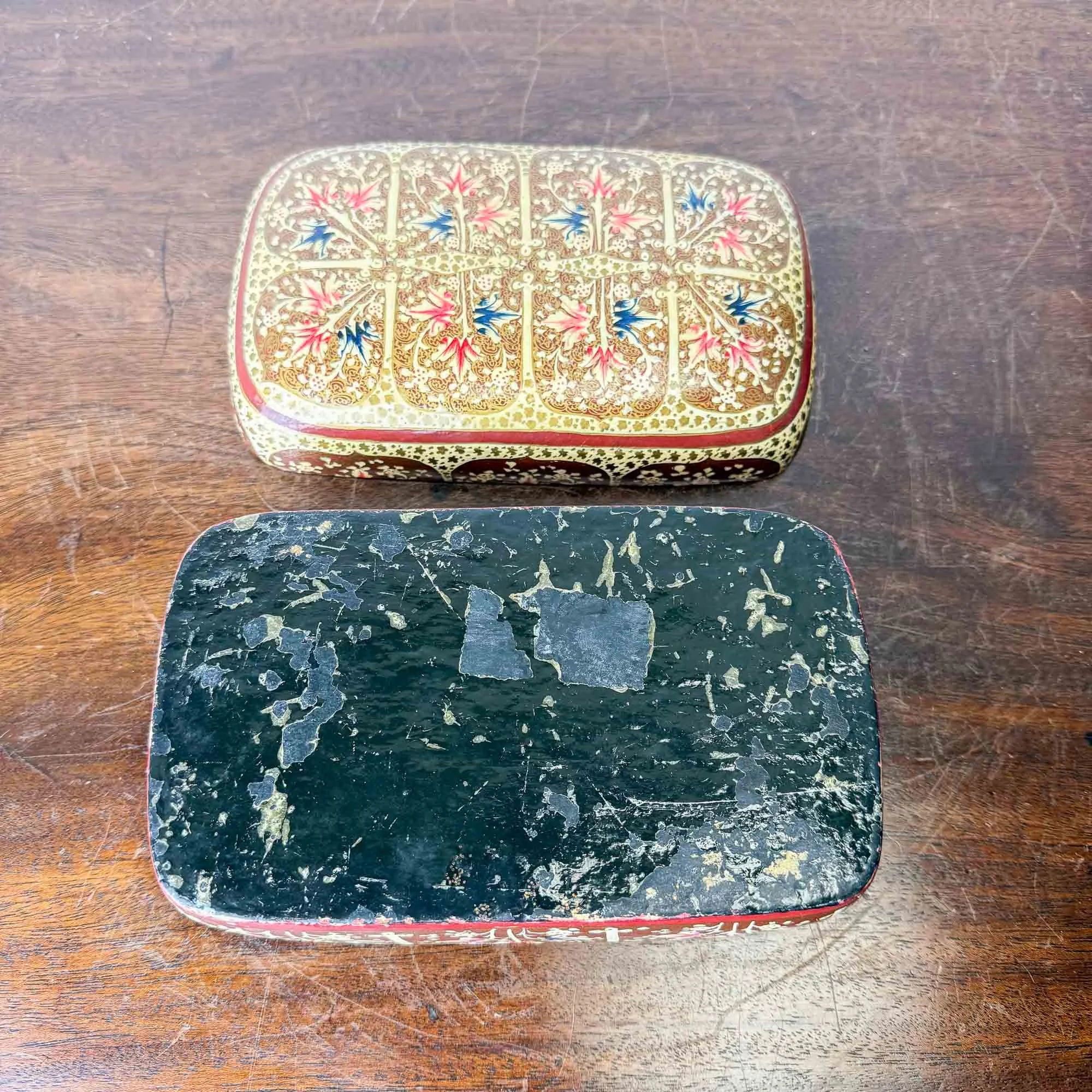 Vintage Papier Mache Box