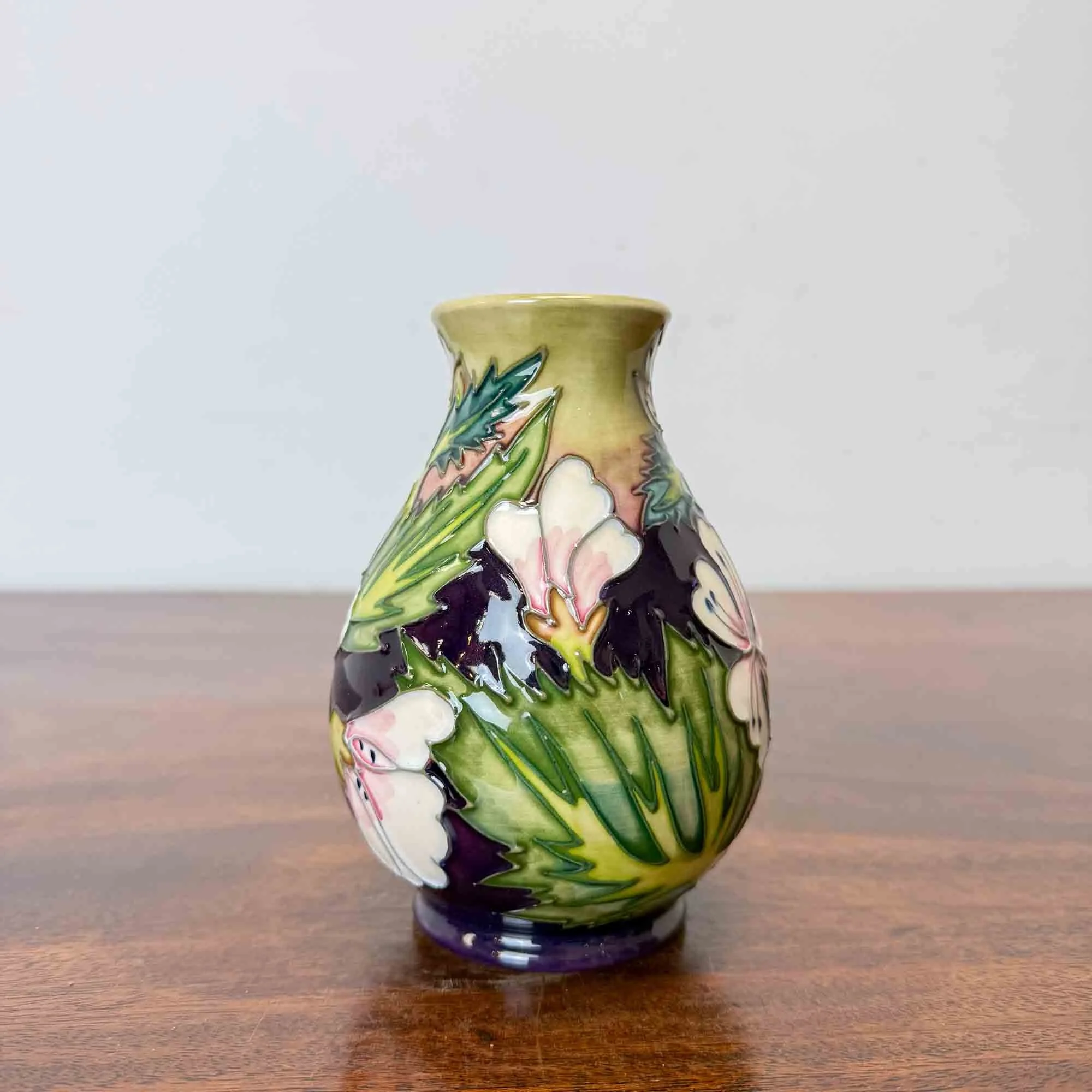 Moorcroft mallow pattern vase-4.jpg