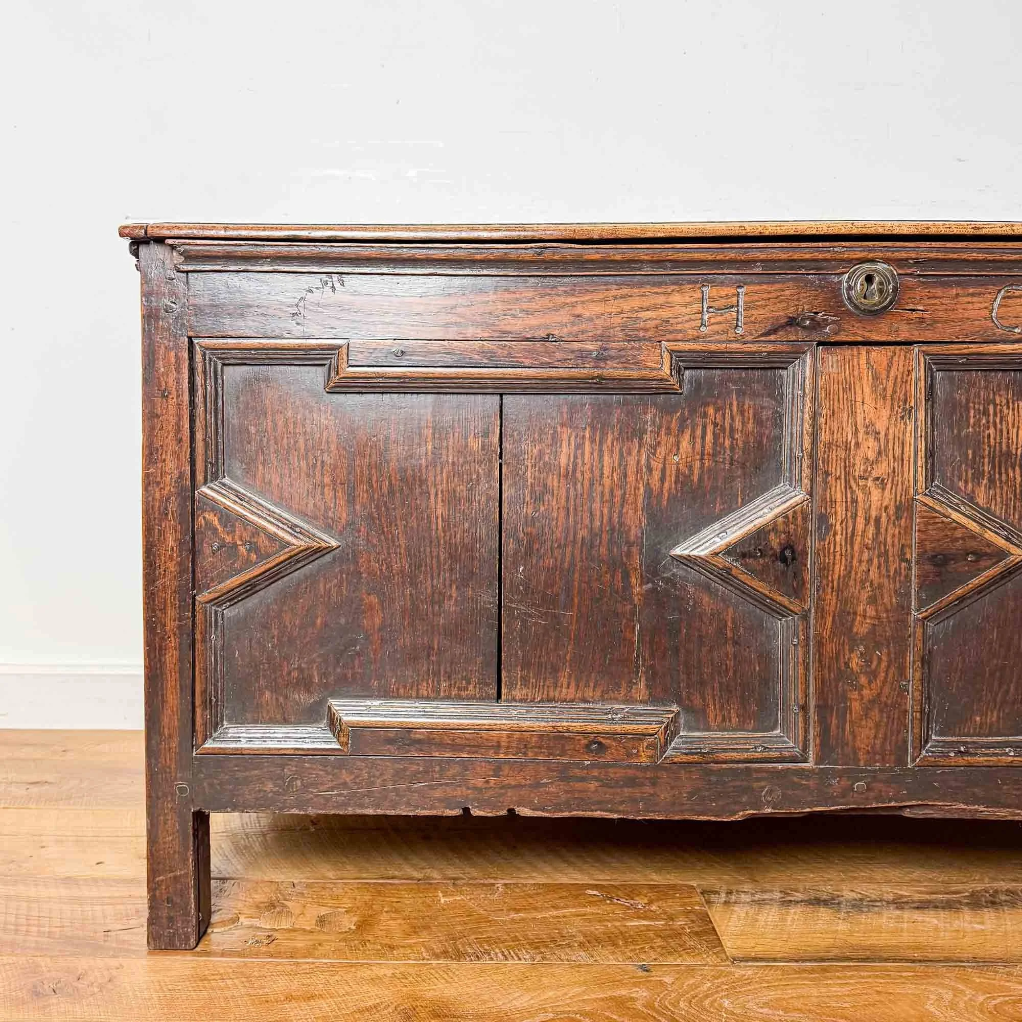 antique oak blanket chest
