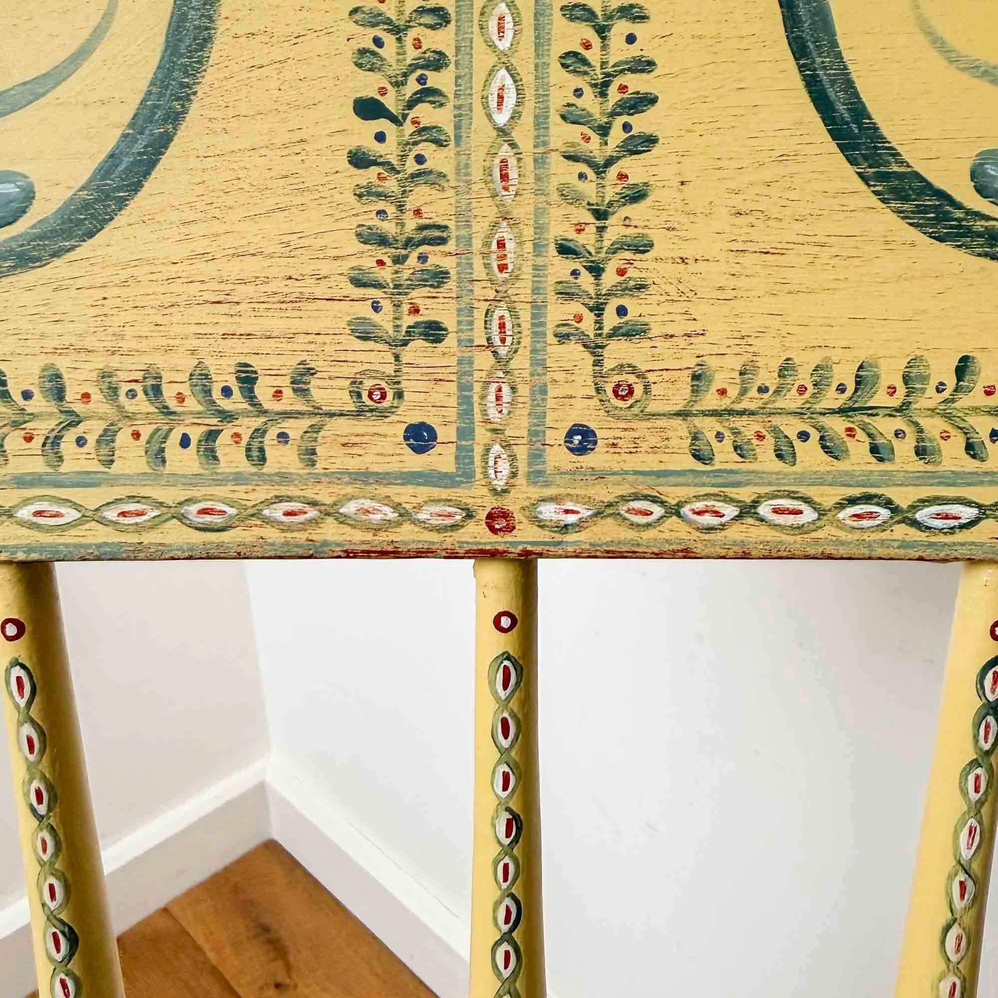 yellow folk art painted chair-4.jpg