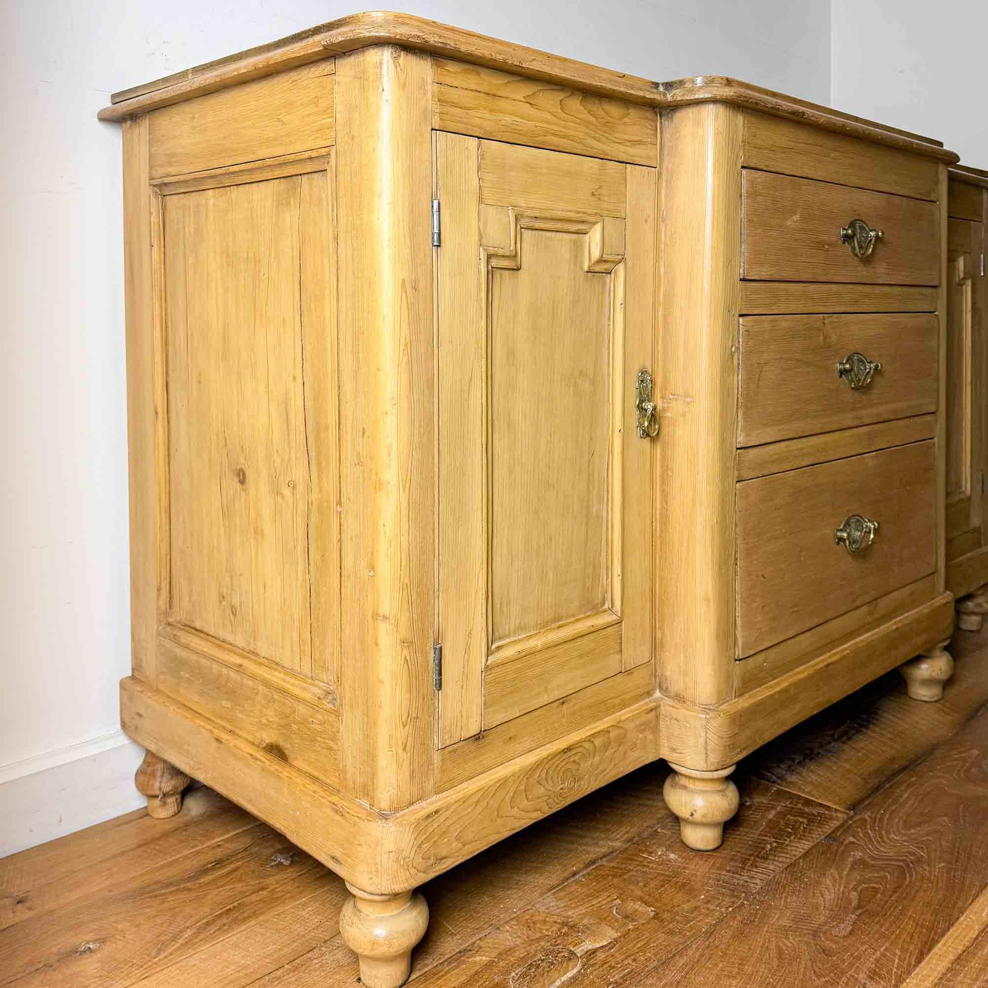 antique pine breakfront sideboard-7.jpg