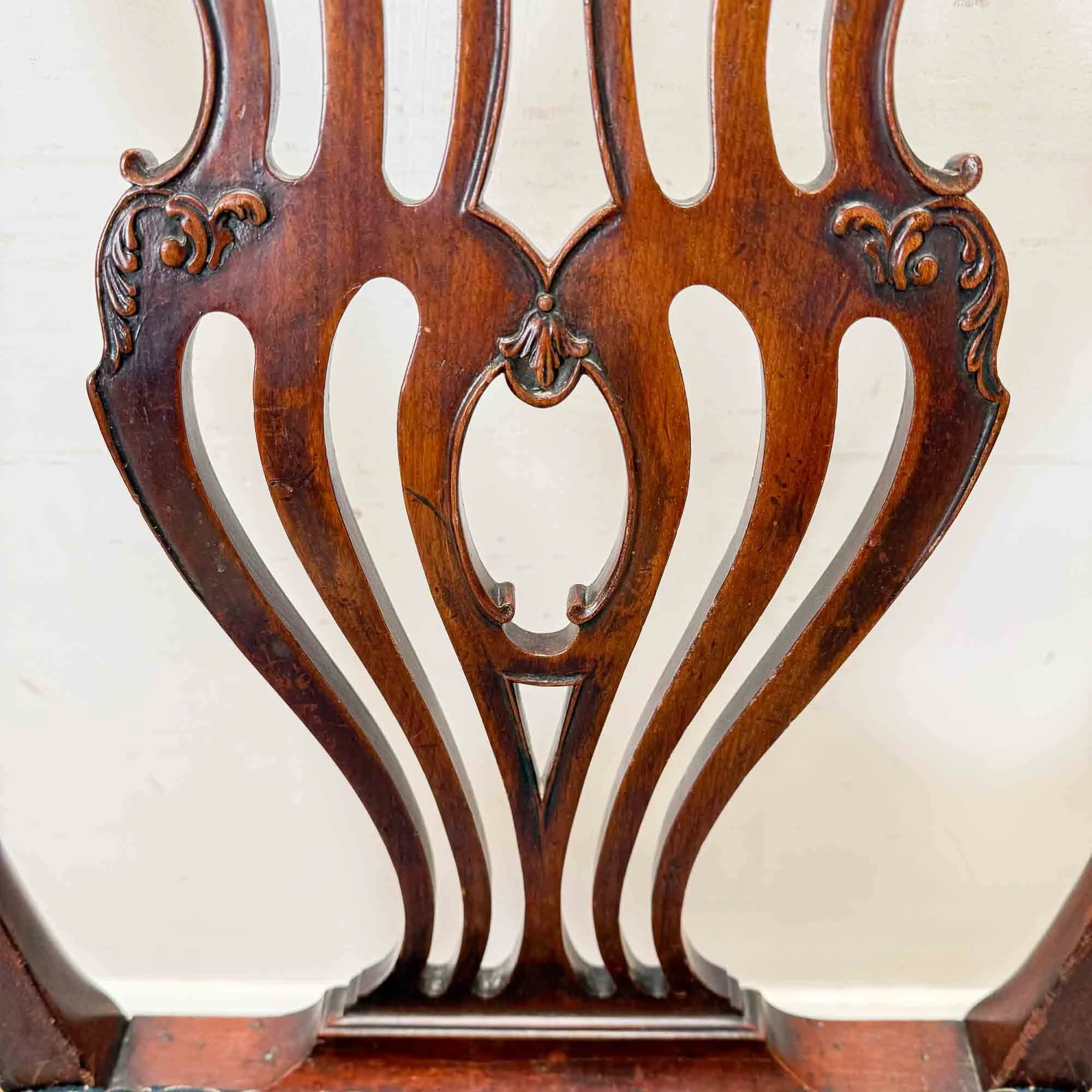 pair of antique mahogany chippendale style chairs-5.jpg