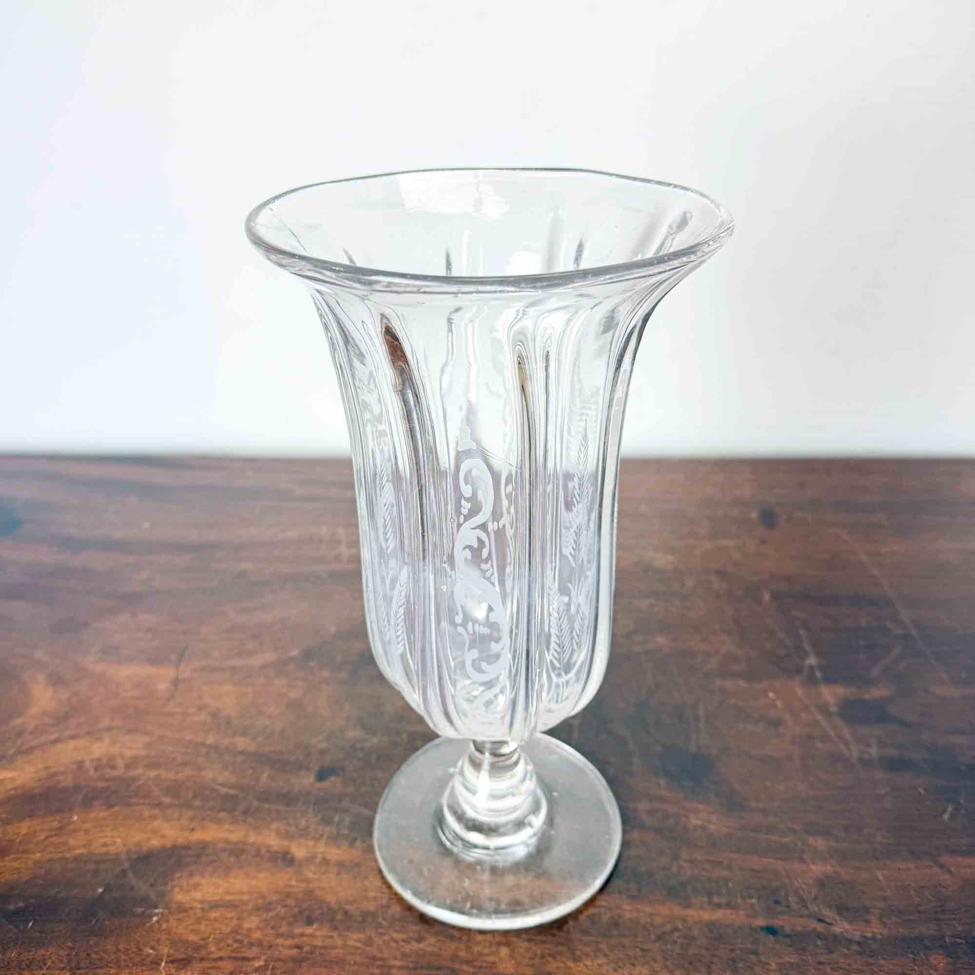 Victorian Glass Celery Vase