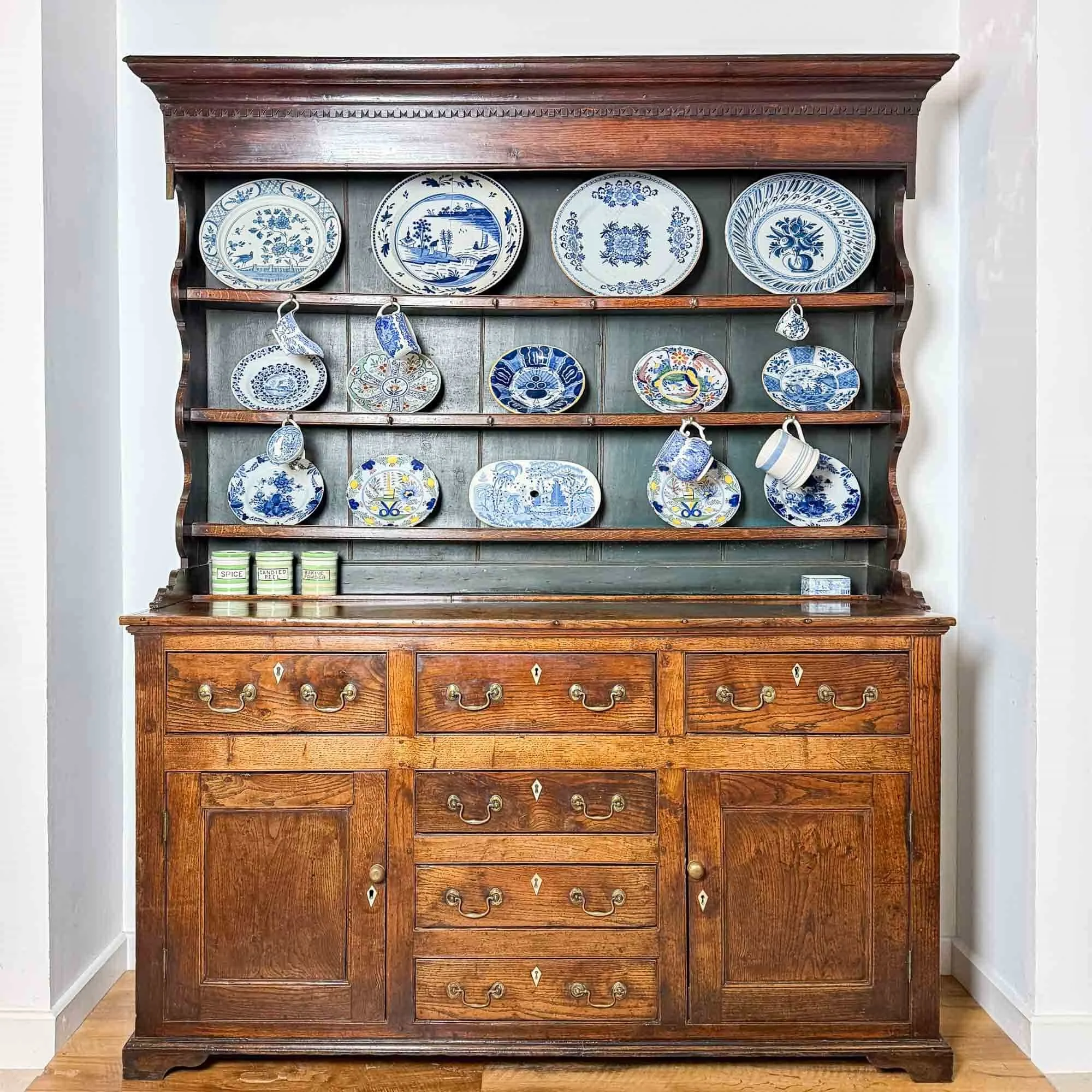 georgian elm dresser
