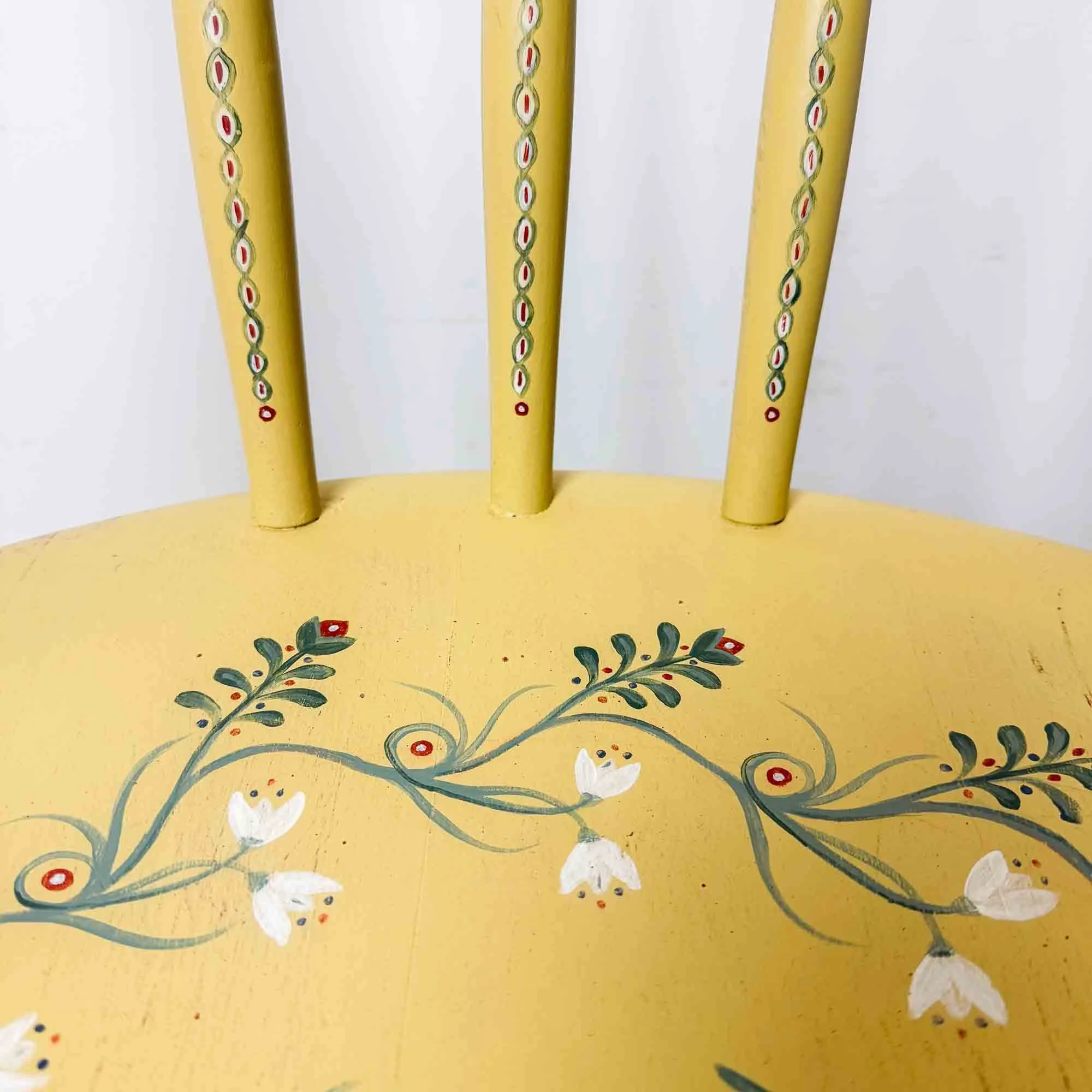 yellow folk art painted chair-11.jpg