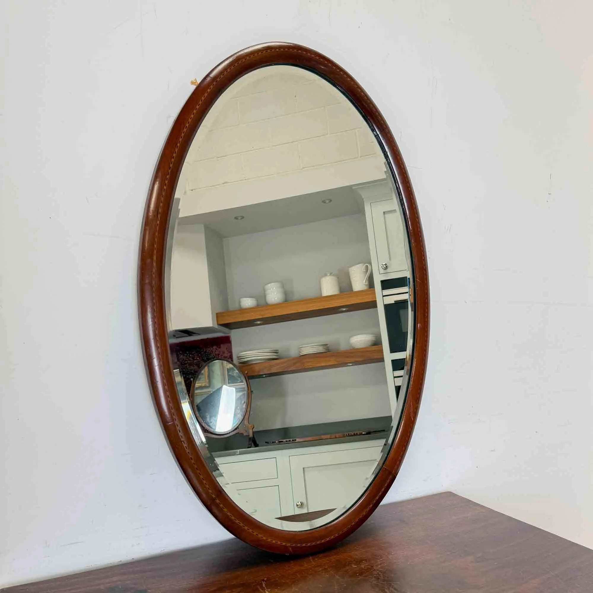 victorian mahogany inlaid oval mirror-13.jpg