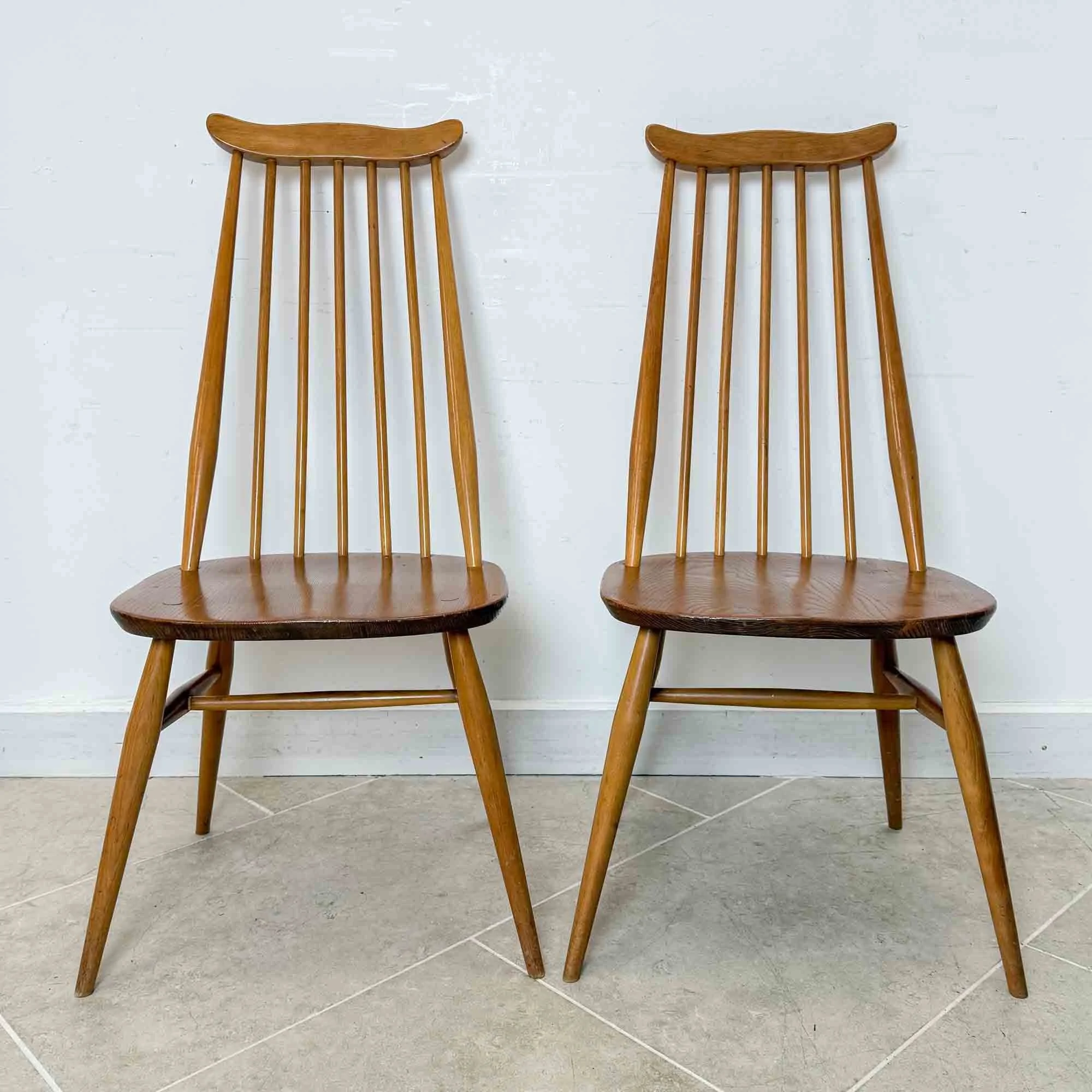 Four Vintage Ercol Goldsmith Chairs