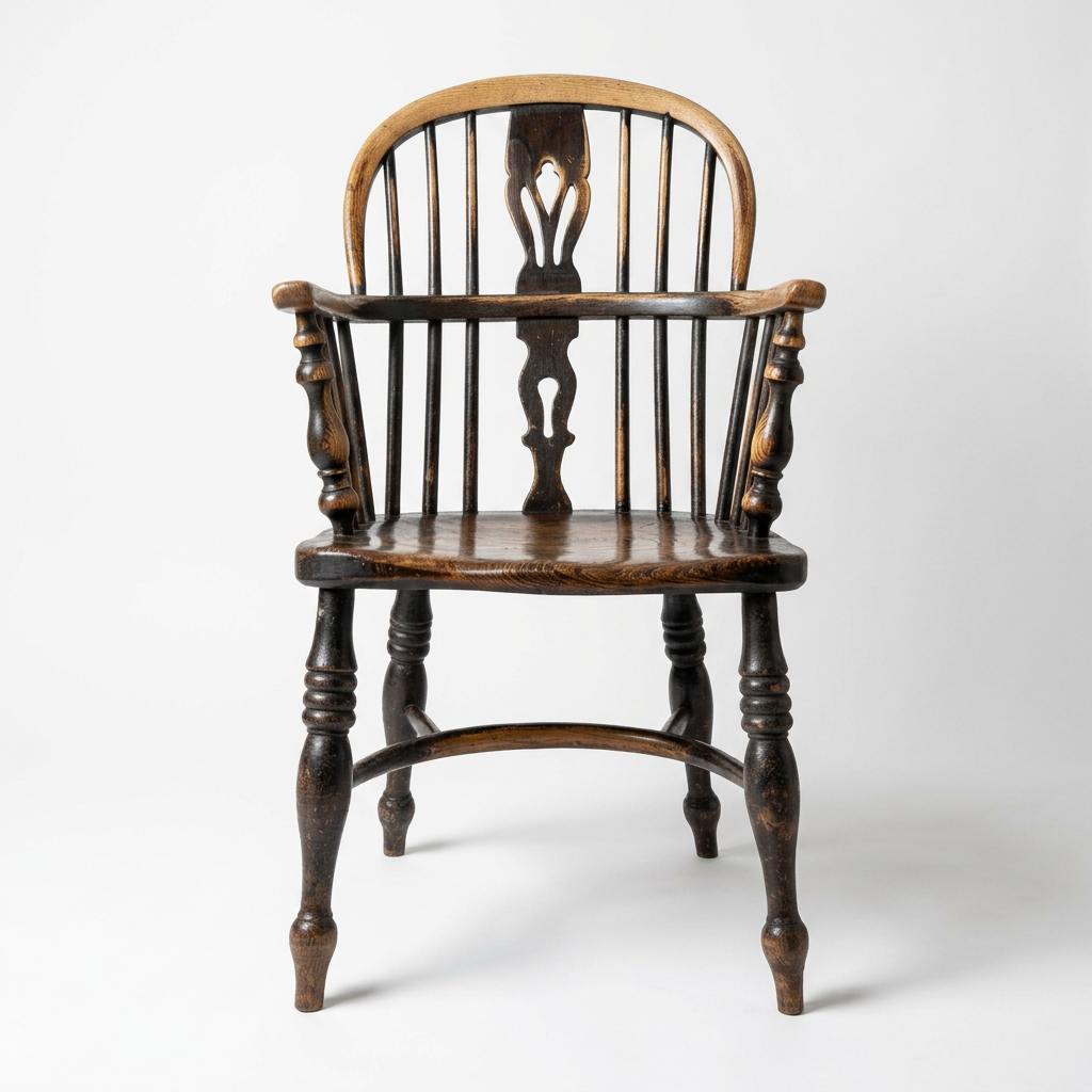 Antique Windsor Chair, Lovely Timeworn Patina