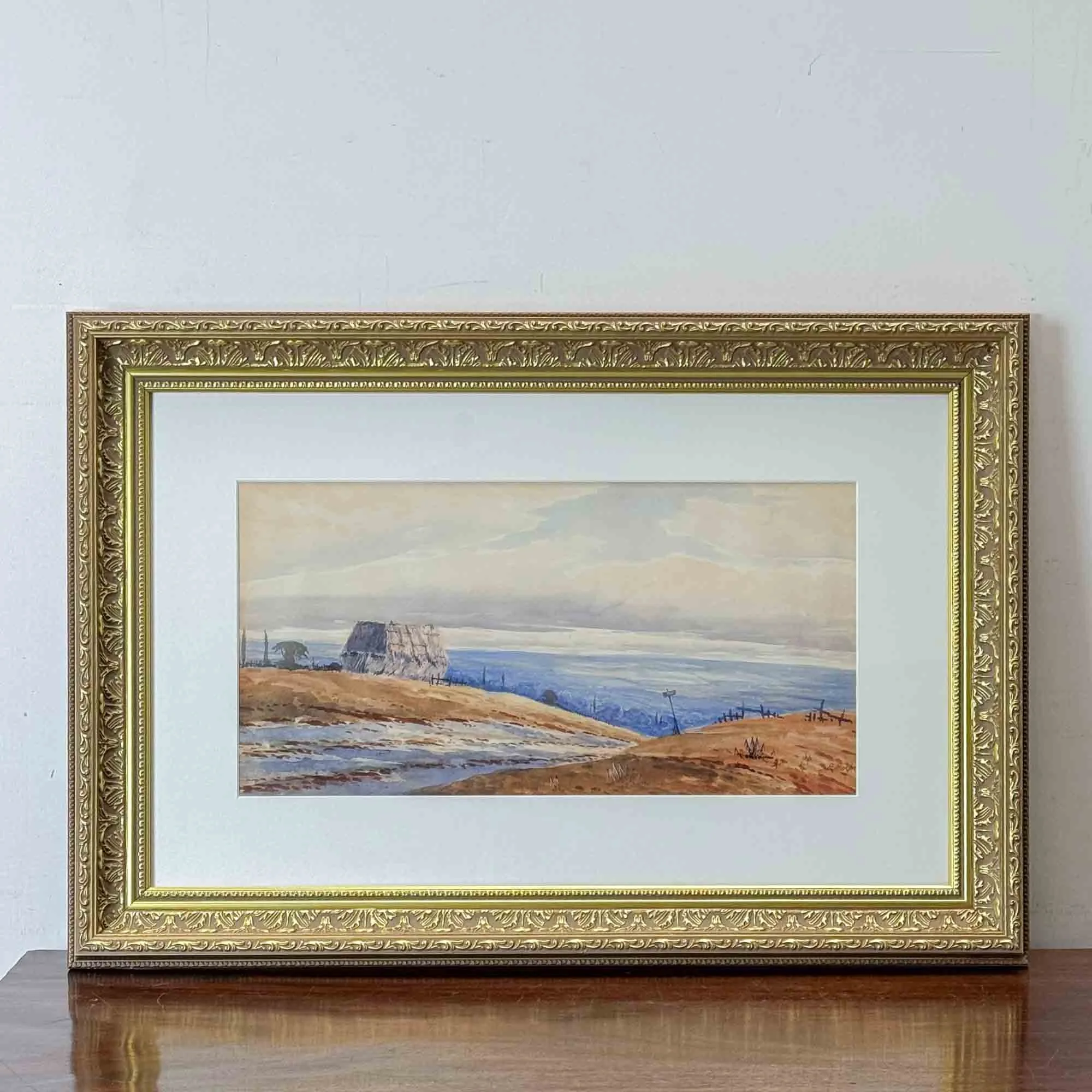 Vintage Watercolour Landscape Painting by Edwin Earp (1851 - 1945)