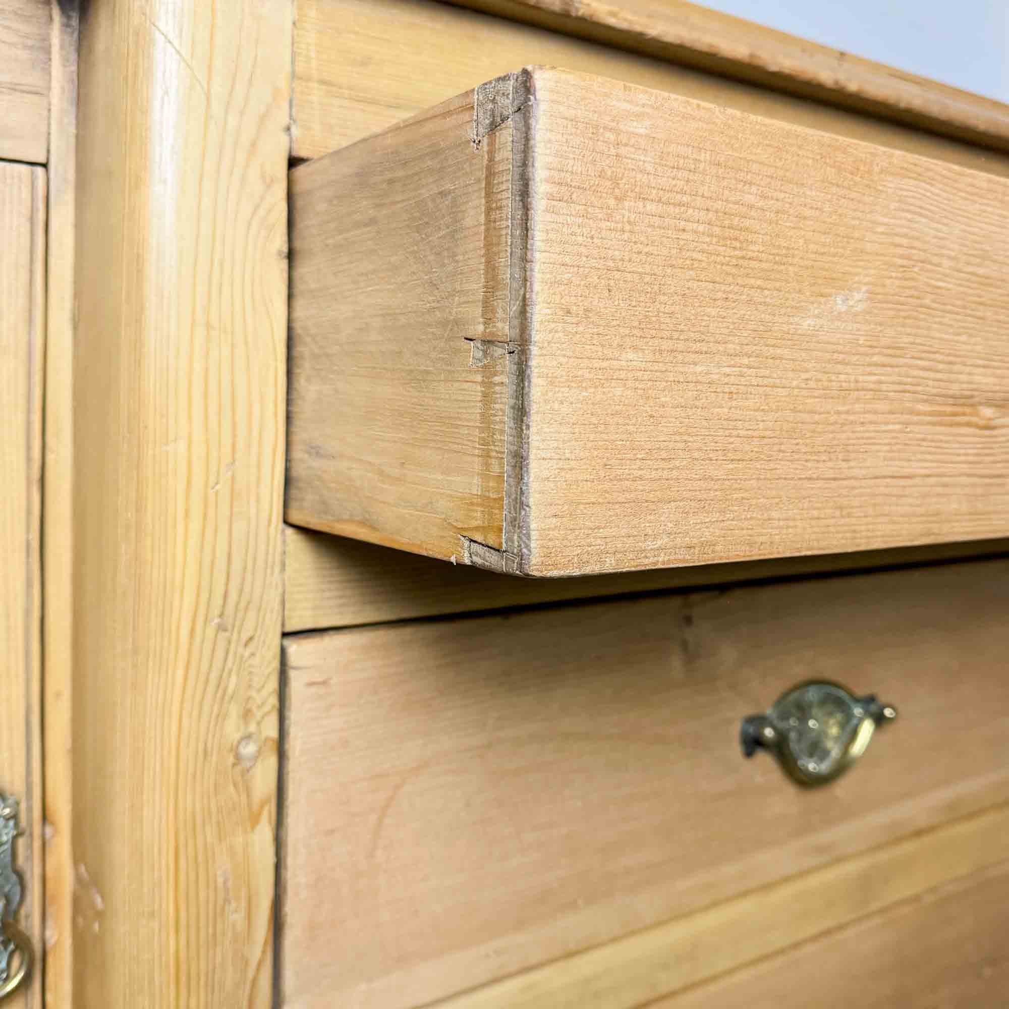 antique pine breakfront sideboard-12.jpg