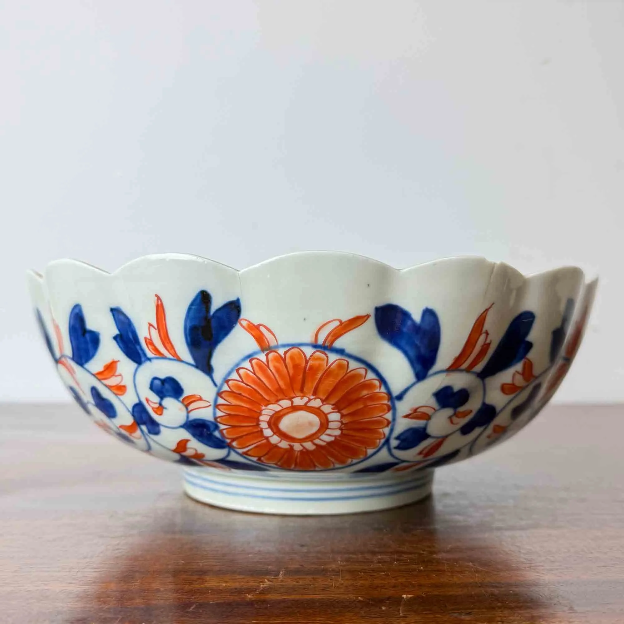large antique japanese imari bowl