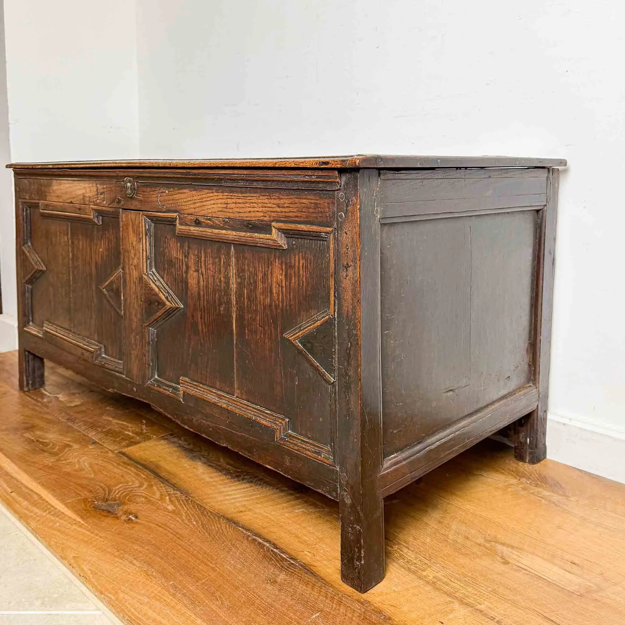 geometric panelled antique oak coffer-14.jpg