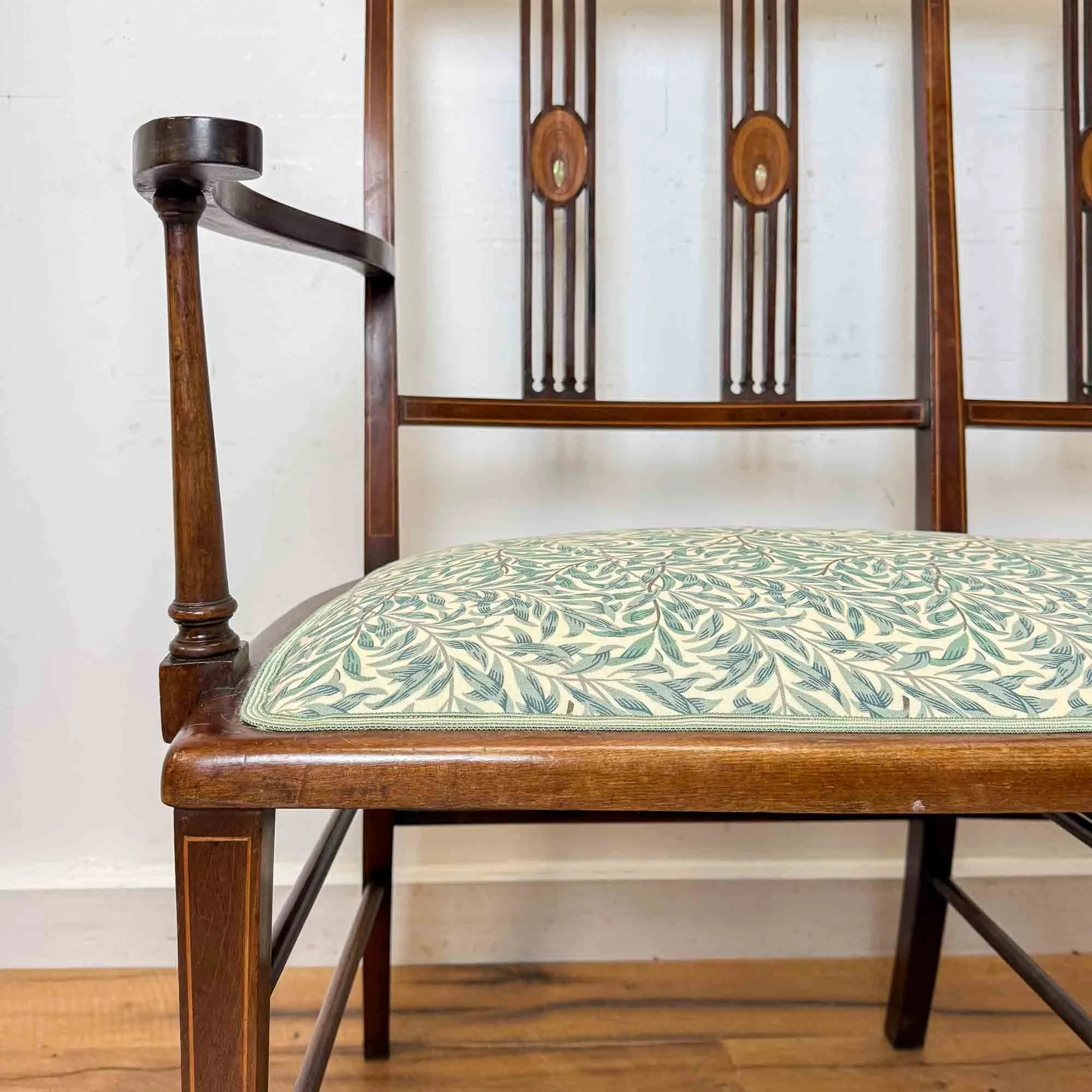 edwardian art nouveau bench settee-9.jpg