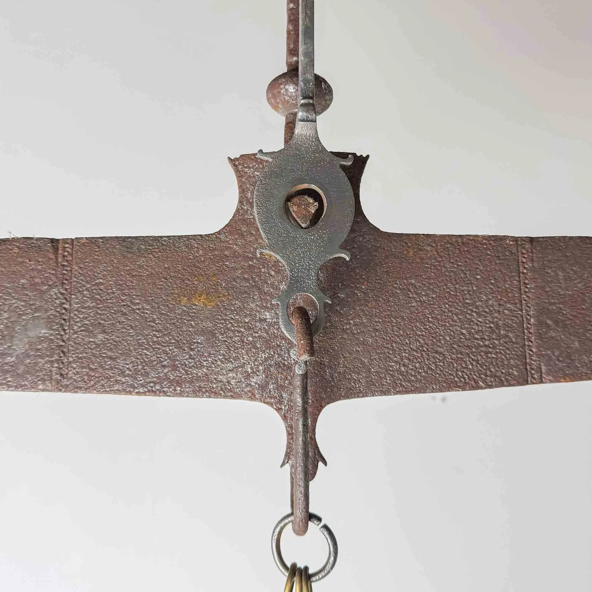 georgian copper and iron balance scales
