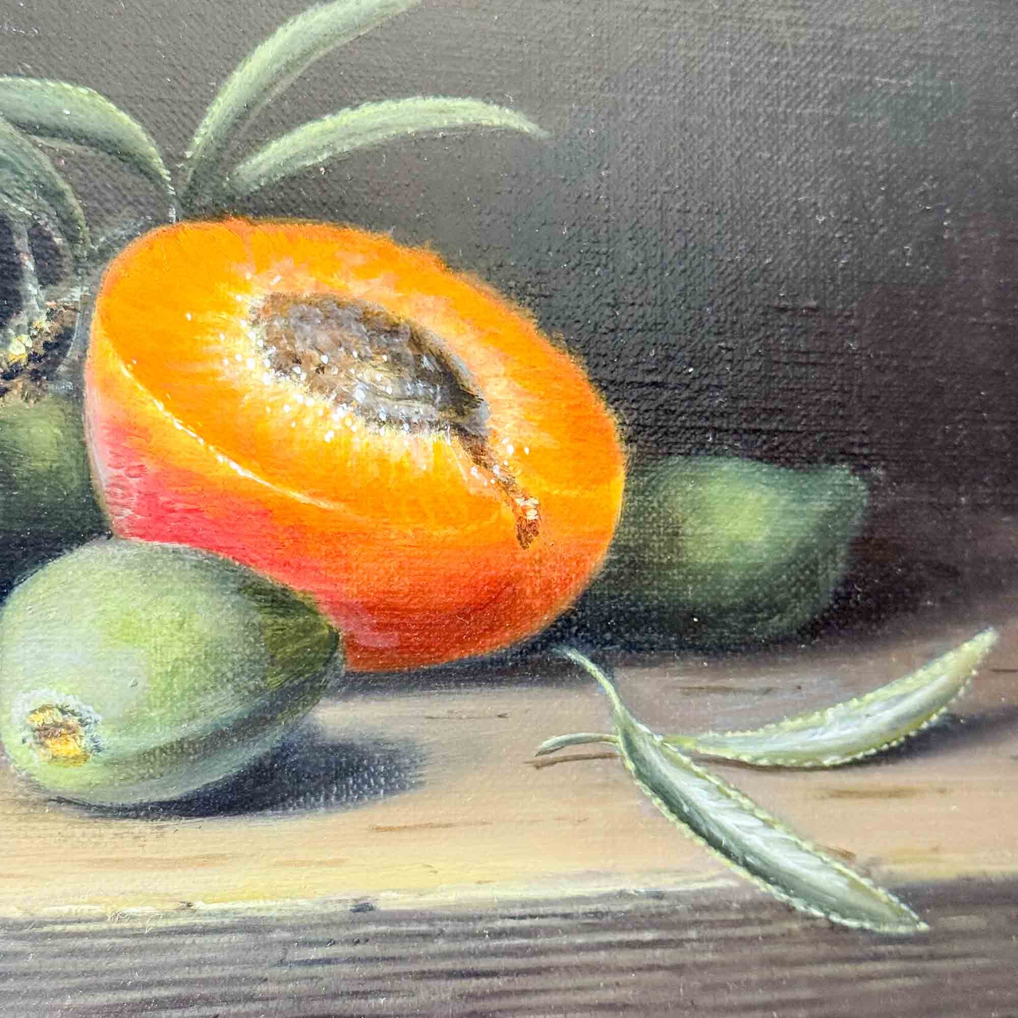 'Almonds and Fruit' Still Life Painting by Brian Davies