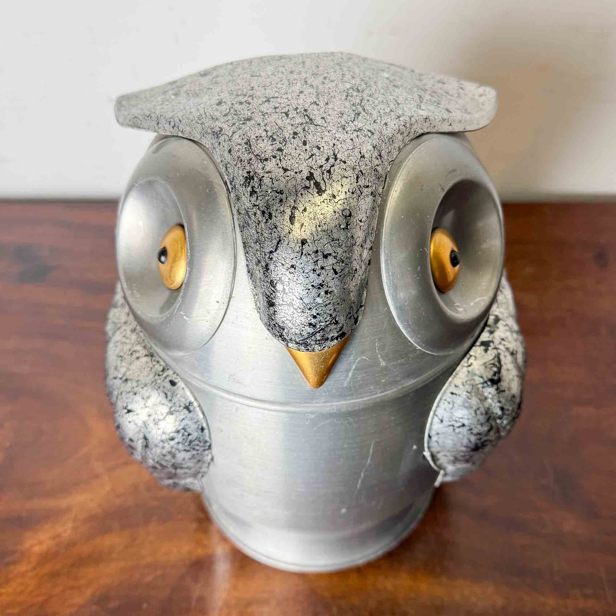 mid century novelty owl ice bucket