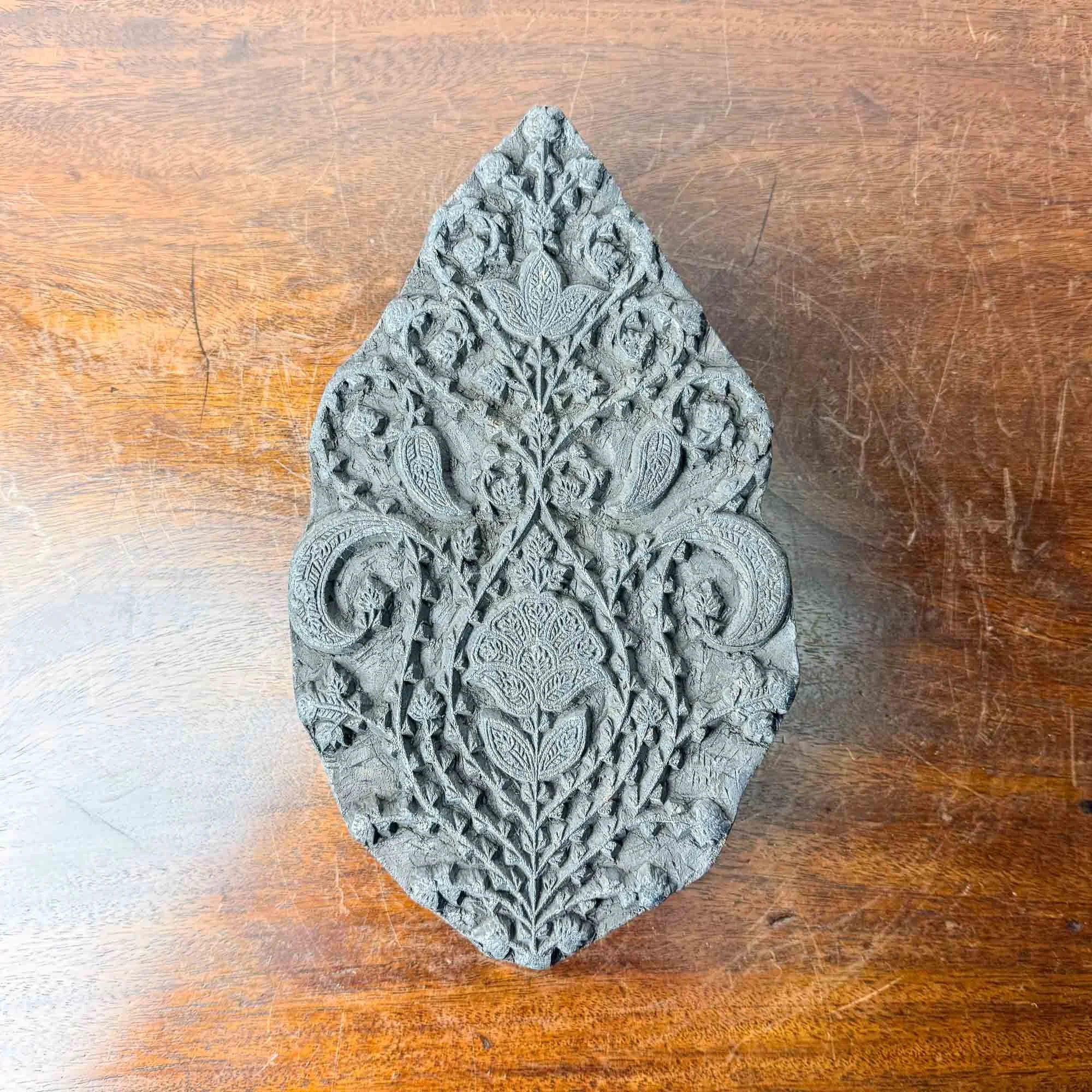 Vintage Wooden Printing Block