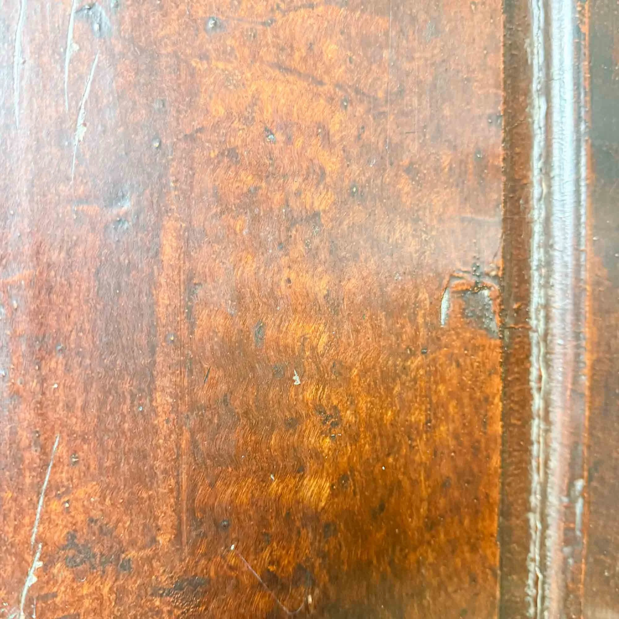 antique pine painted mid height cupboard-18.jpg