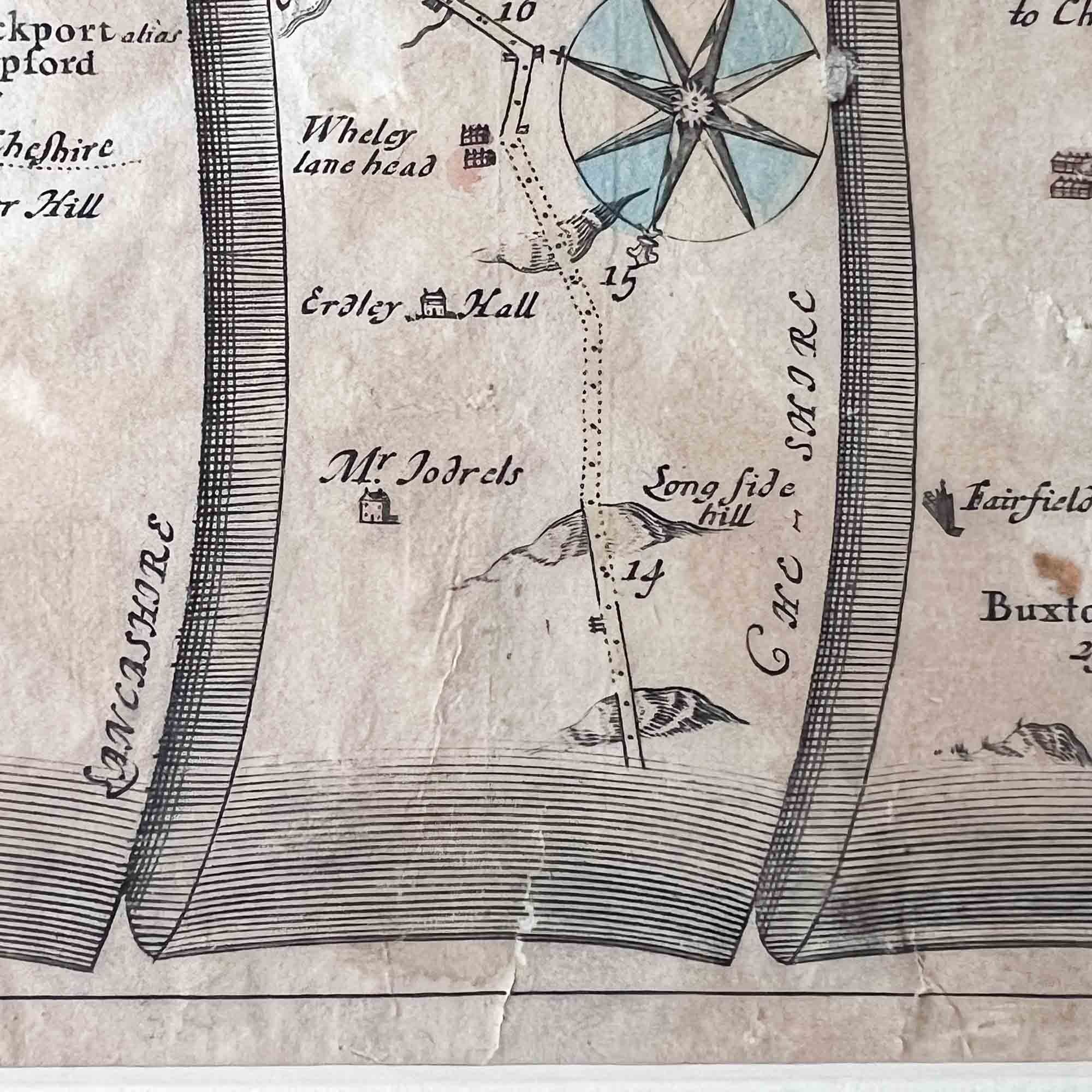 seventeenth century John Ogilby road map