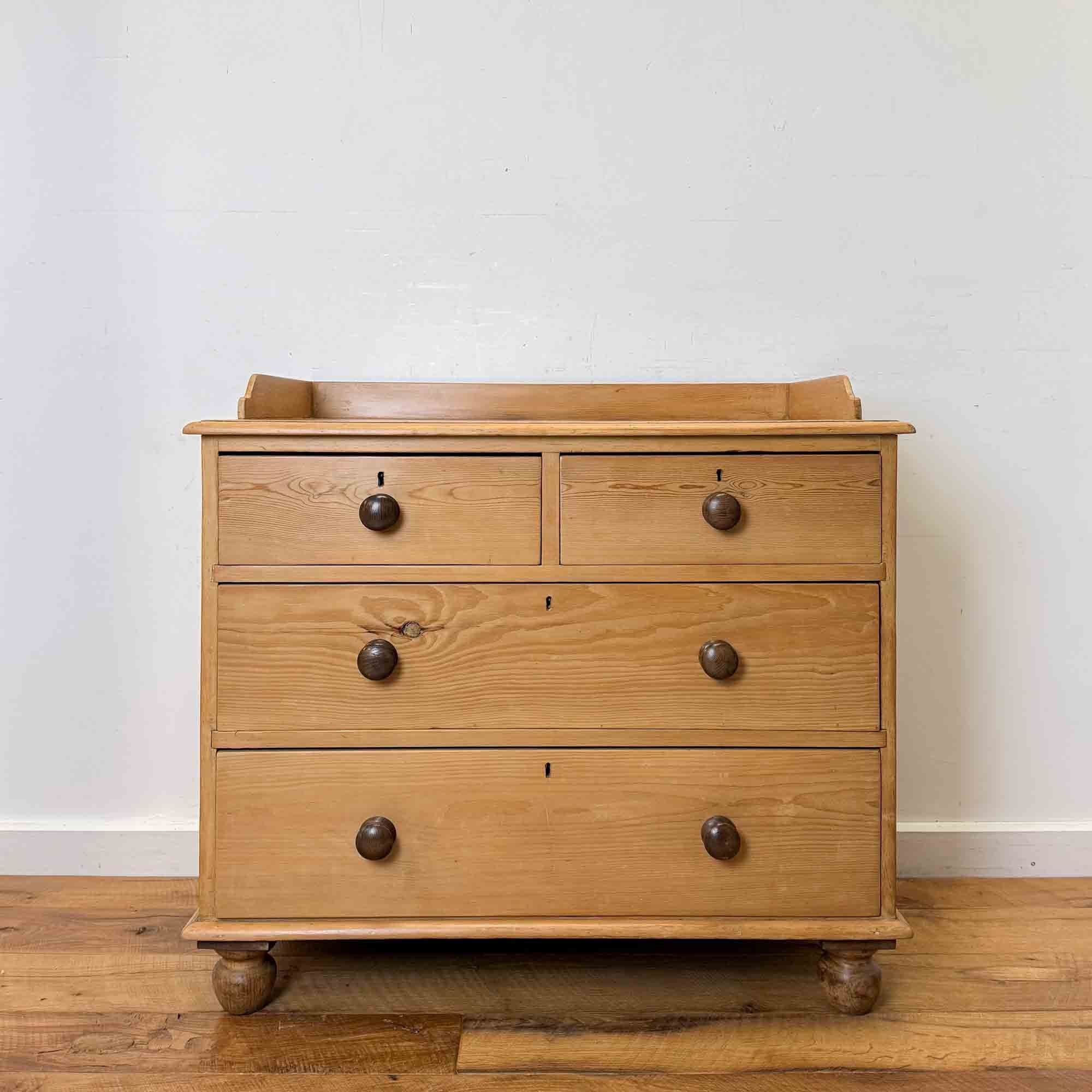 old pine chest of drawers