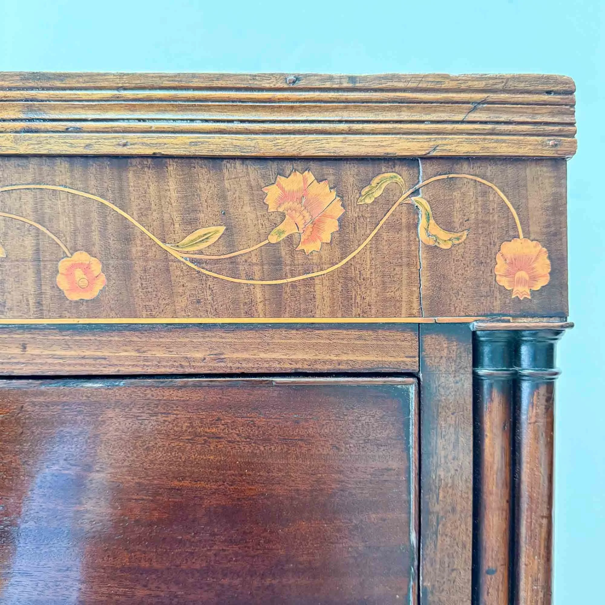 large antique mahogany chest of drawers