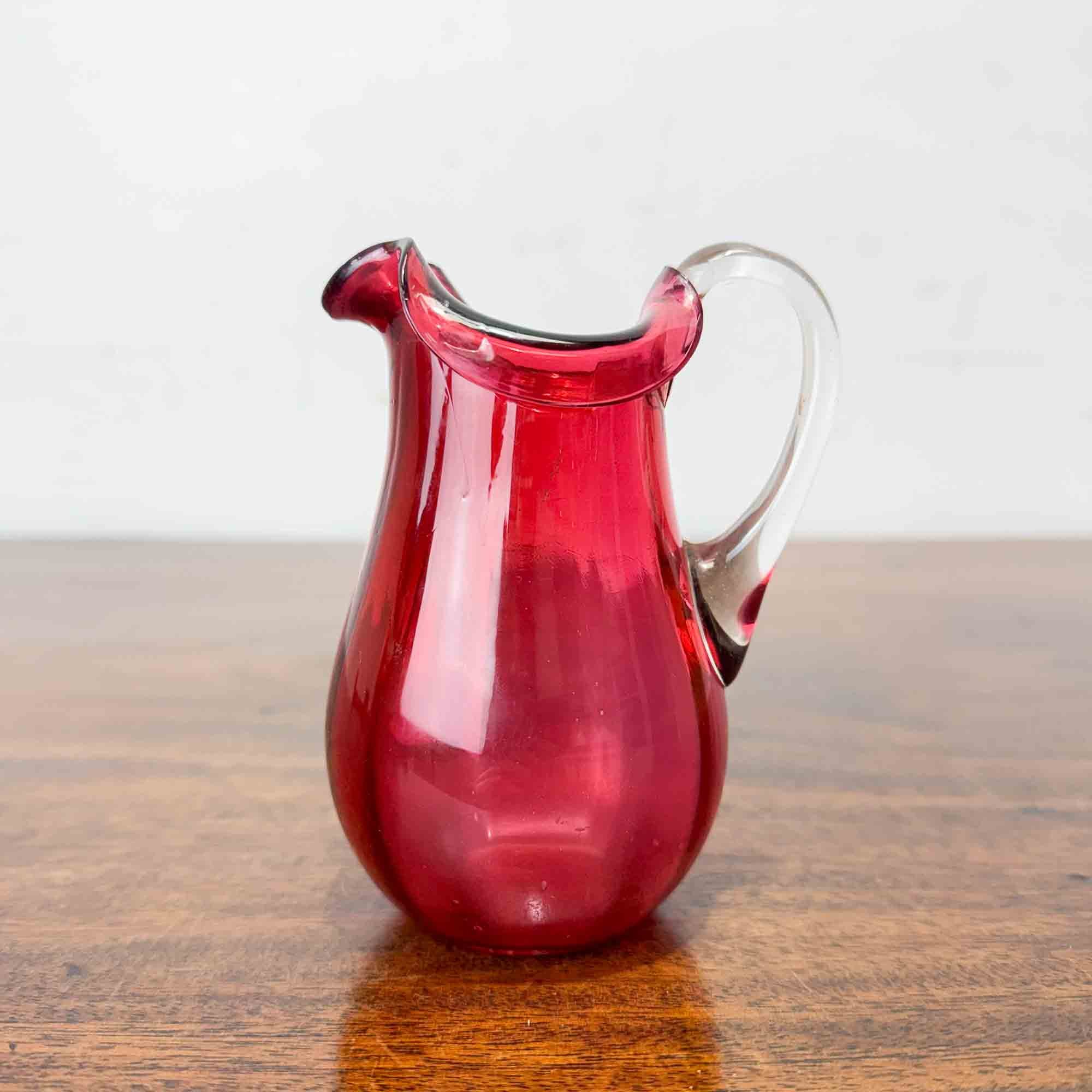 small victorian cranberry glass jug-8.jpg