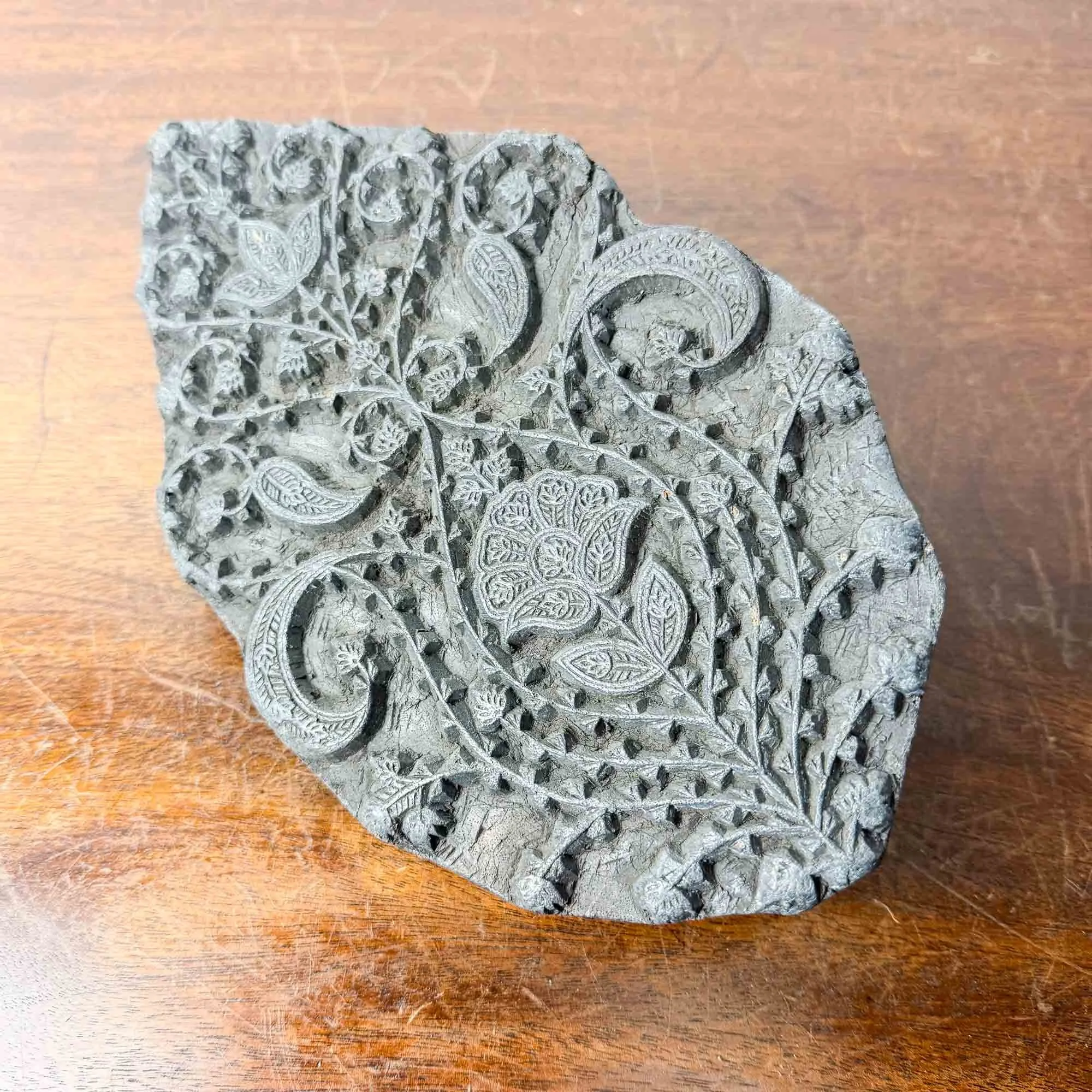 Vintage Wooden Printing Block