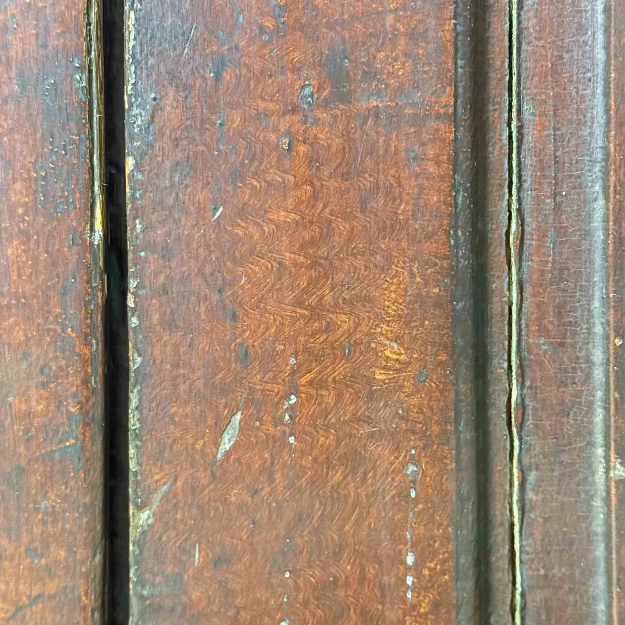 antique pine painted mid height cupboard-13.jpg