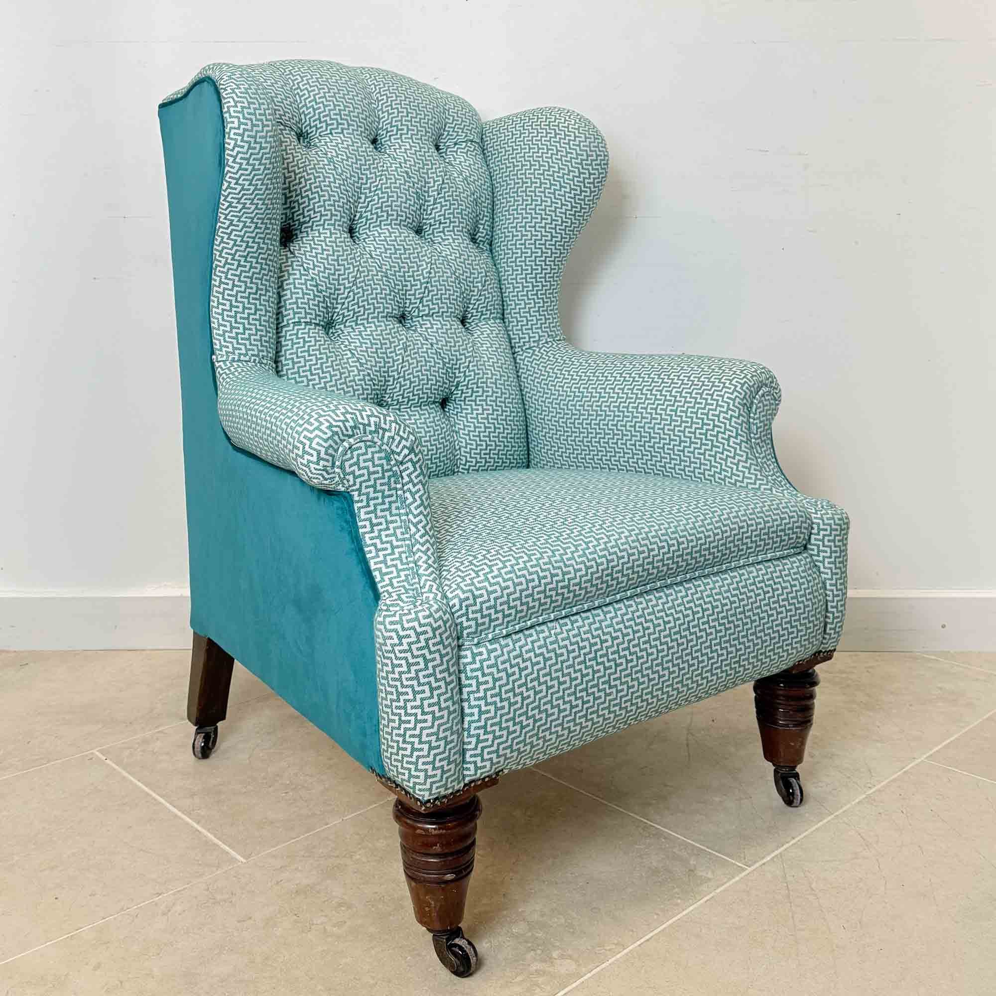 Victorian Wingback Armchair