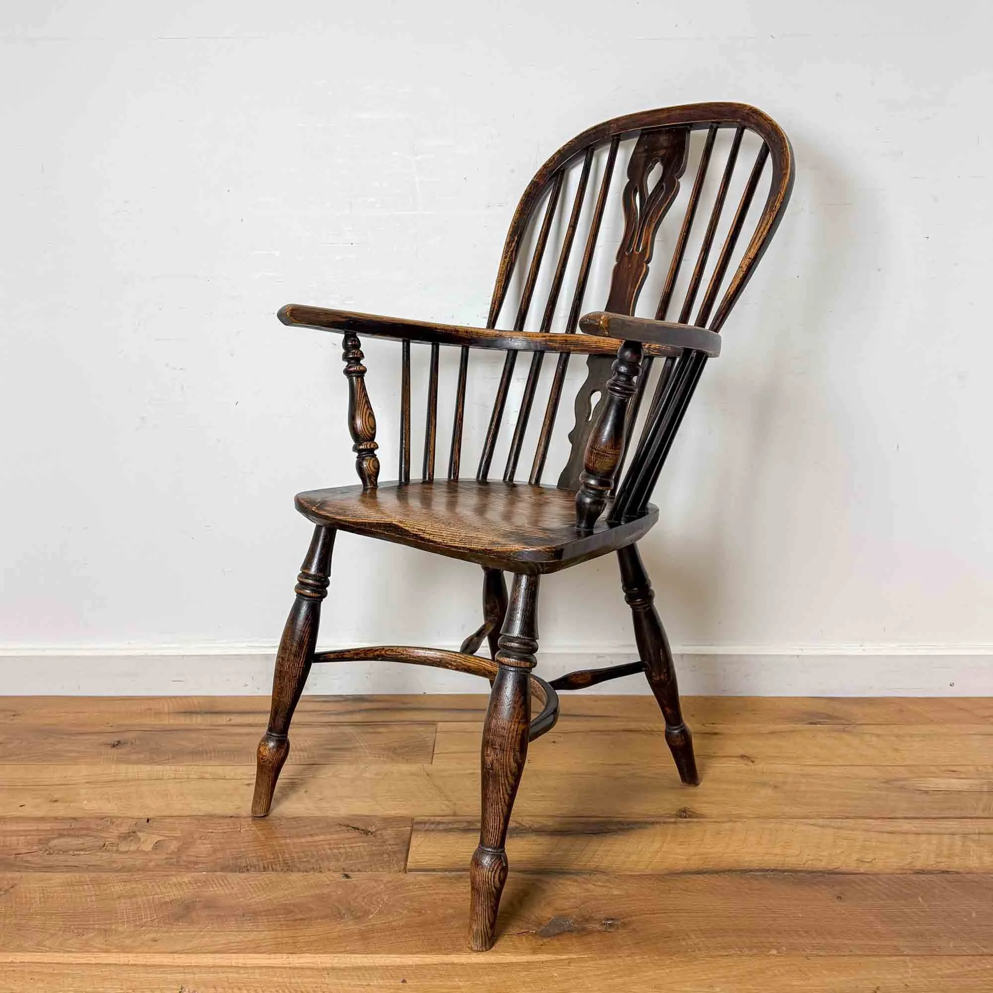 Antique High Back Windsor Chair