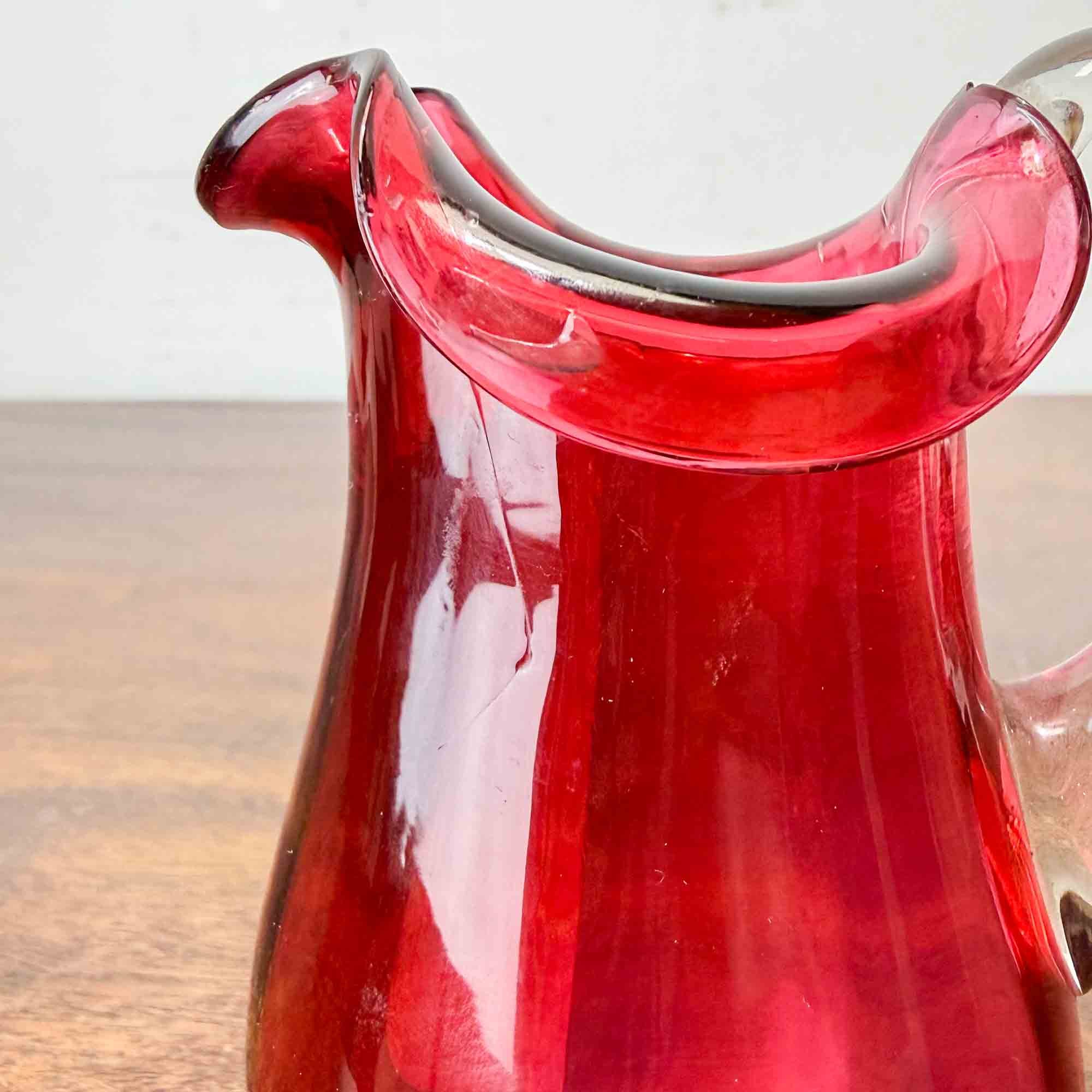 small victorian cranberry glass jug-2.jpg