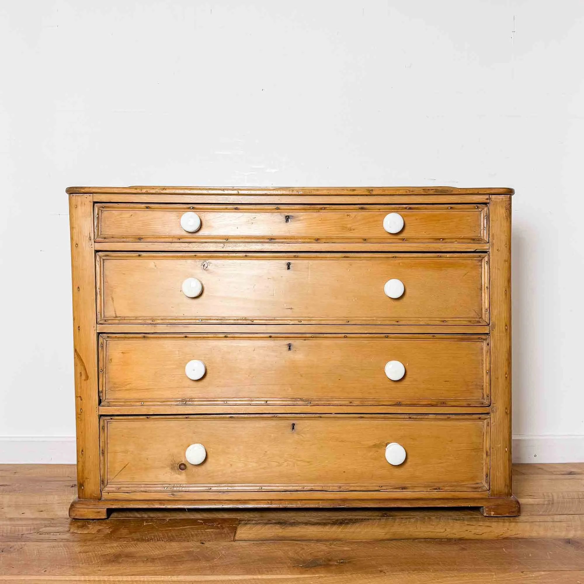 antique pine chest of drawers