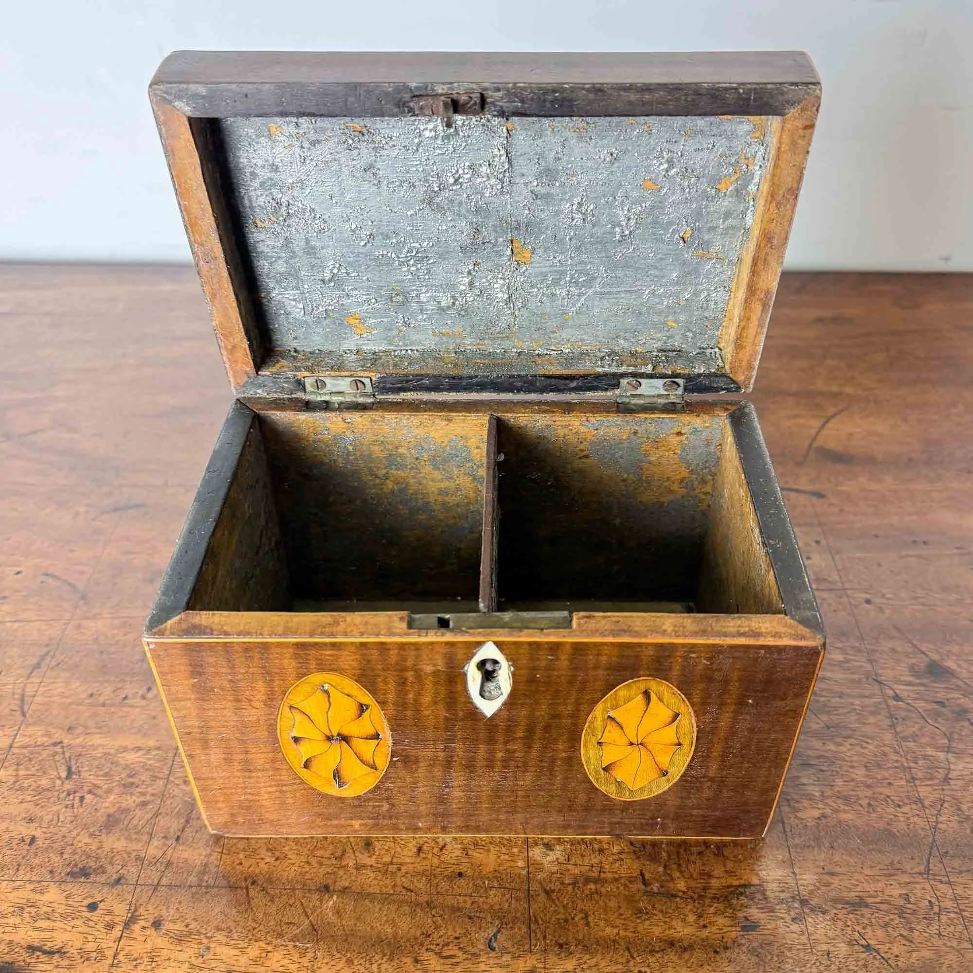 georgian mahogany inlaid tea caddy.jpg