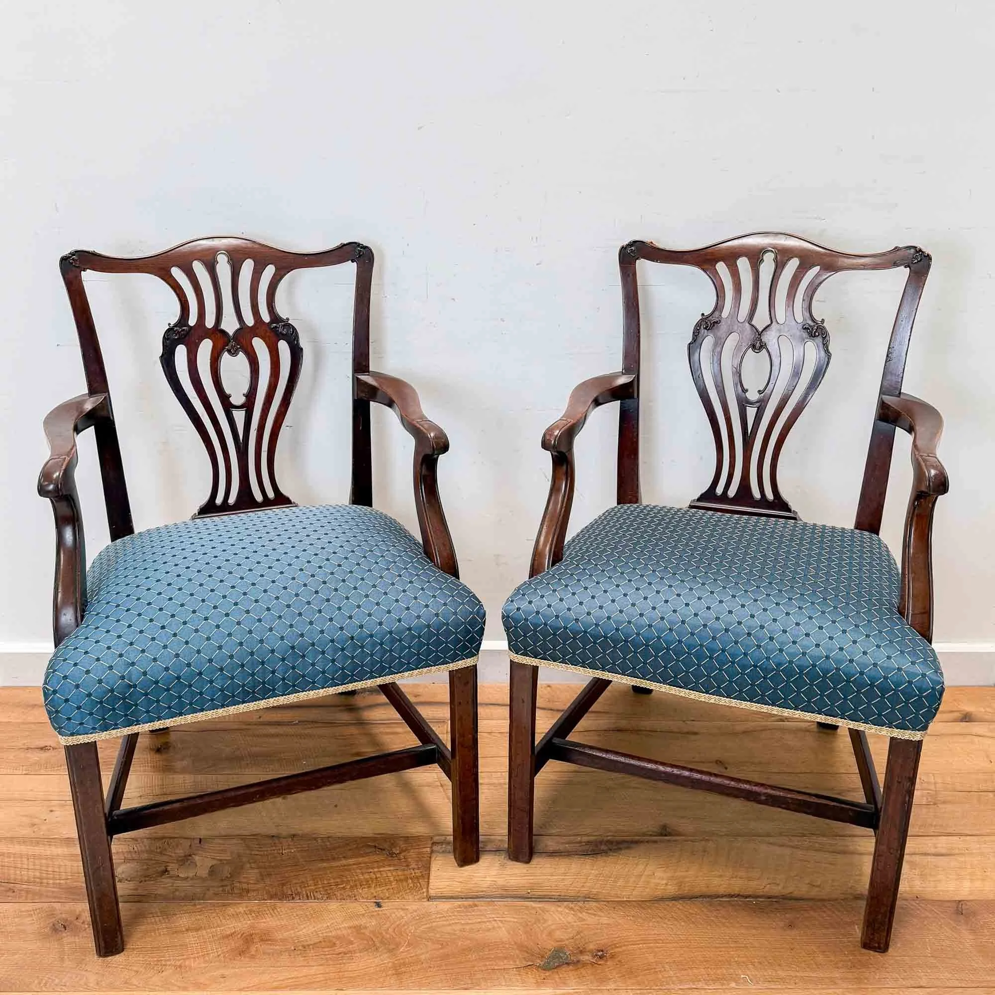 pair of antique mahogany chippendale style chairs-22.jpg