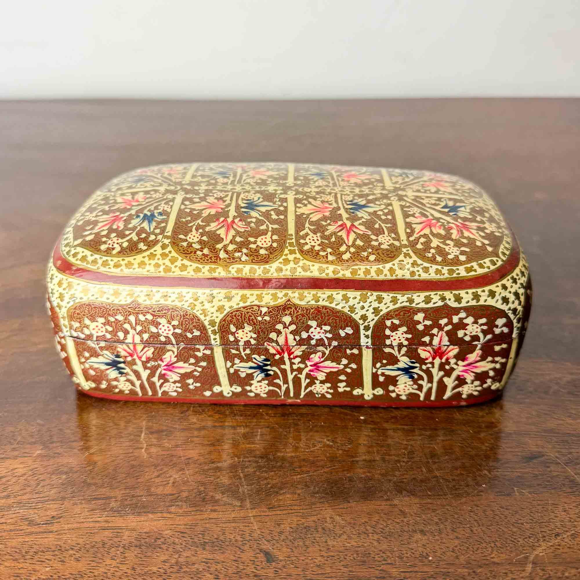 Vintage Papier Mache box