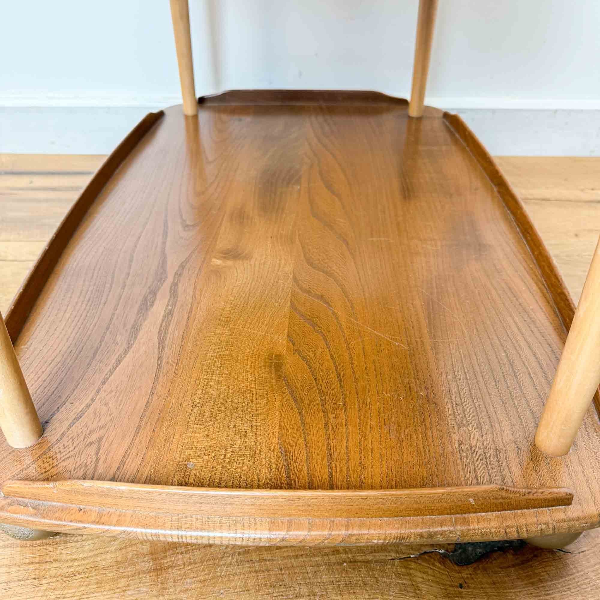 Vintage Ercol Model 458 Three Tier Trolley
