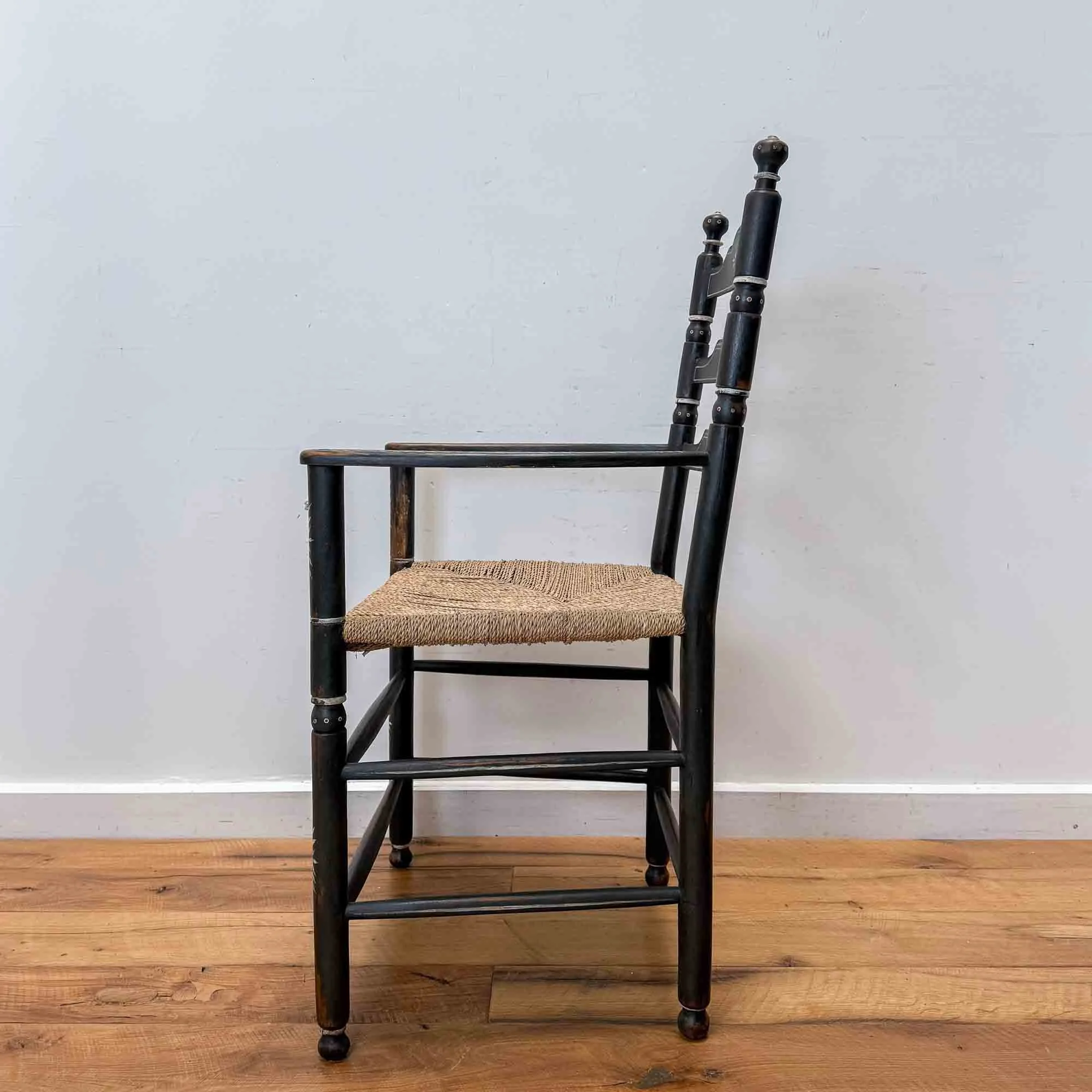 black and white folk art painted chair-12.jpg