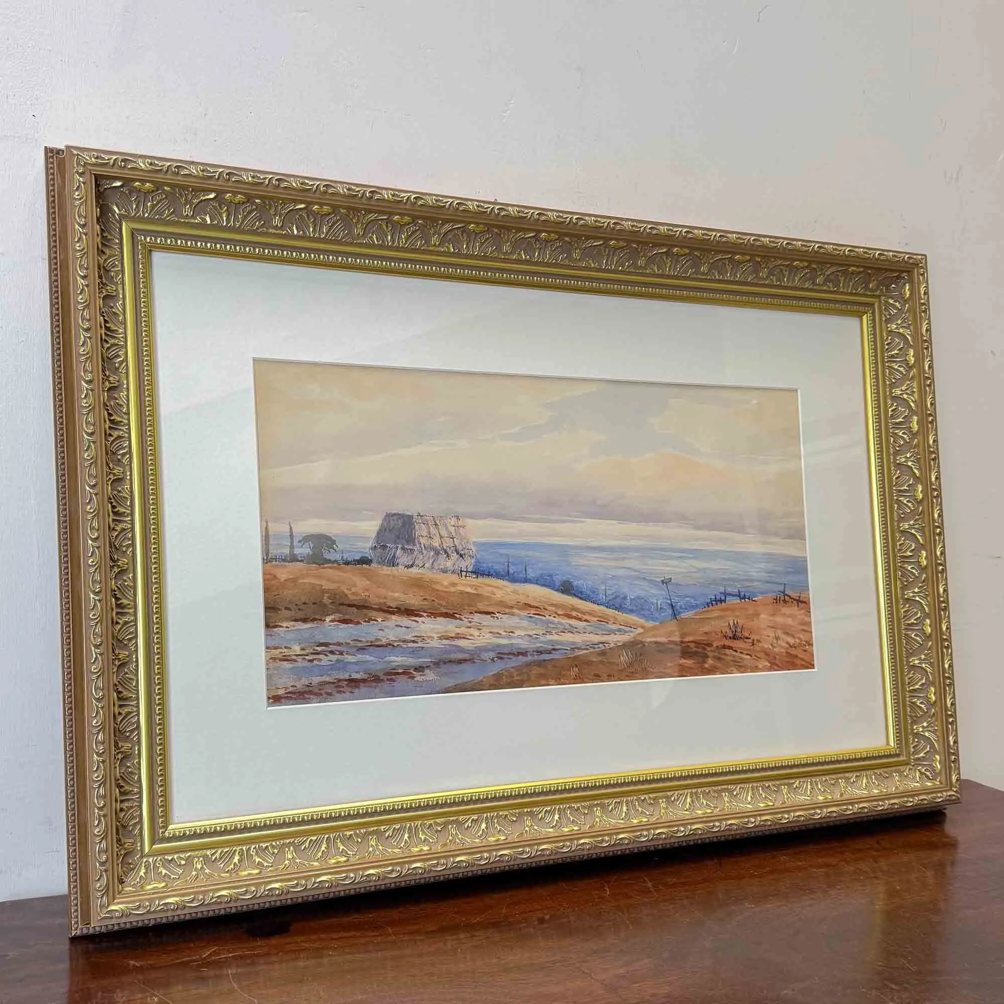 watercolour landscape painting by E Earp