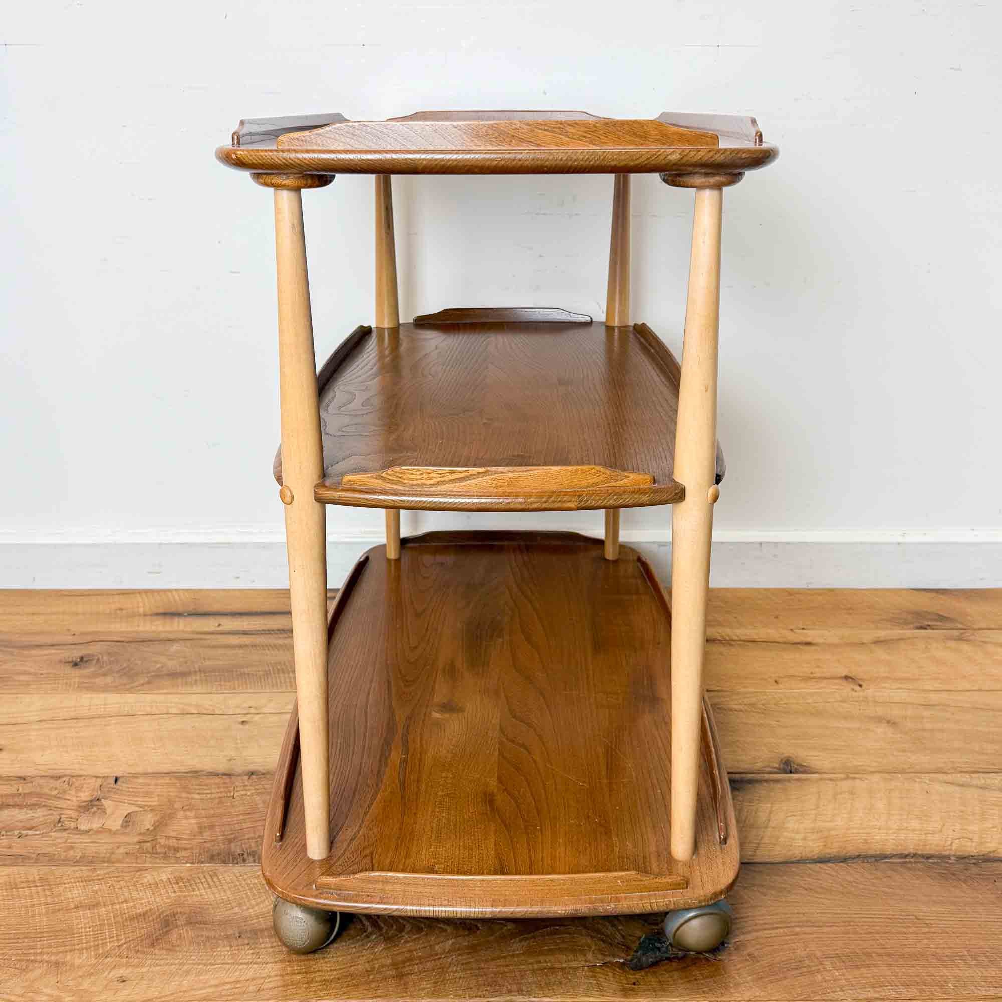 Vintage Ercol Model 458 Three Tier Trolley