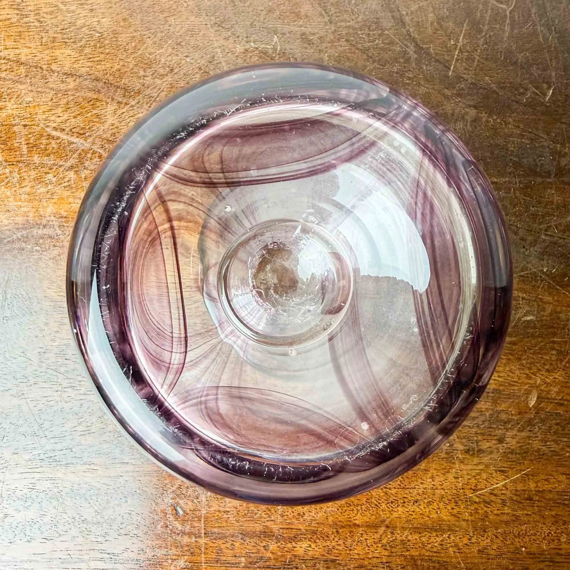 purple swirl glass vase.jpg