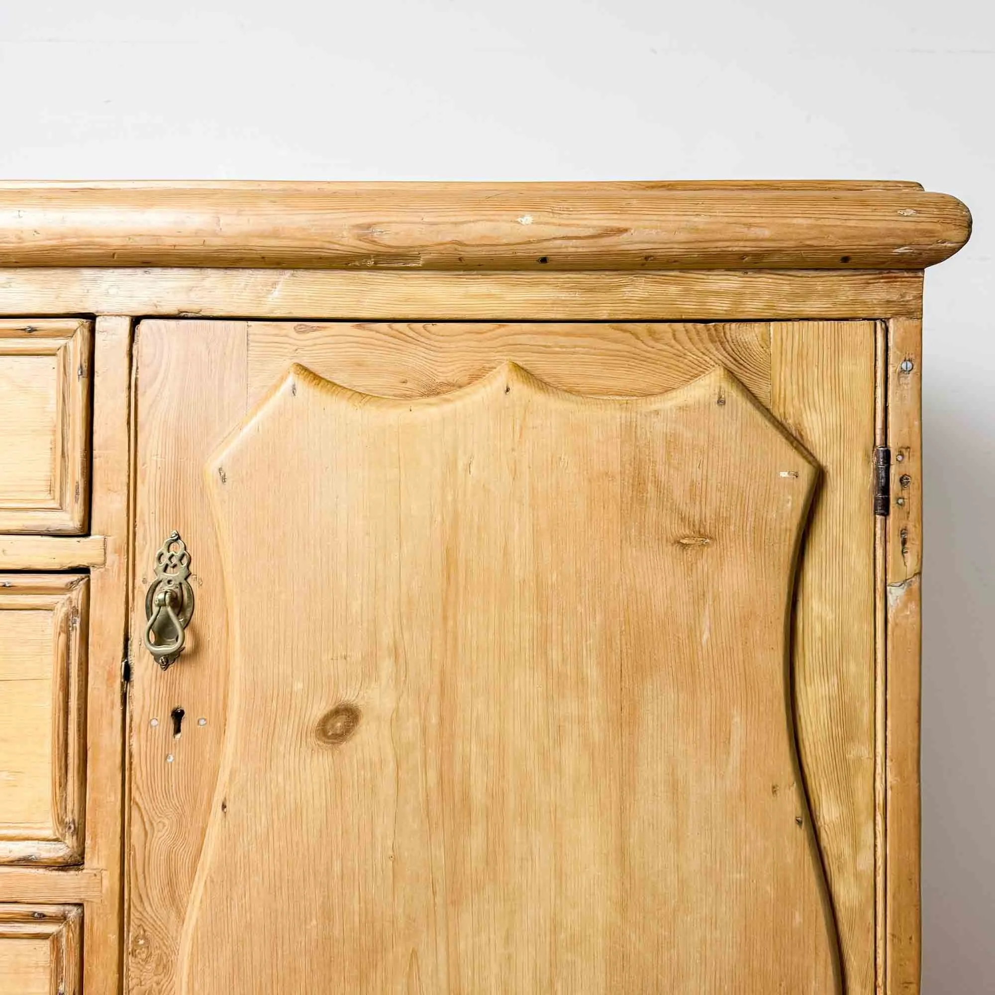 victorian pine kitchen cupboard
